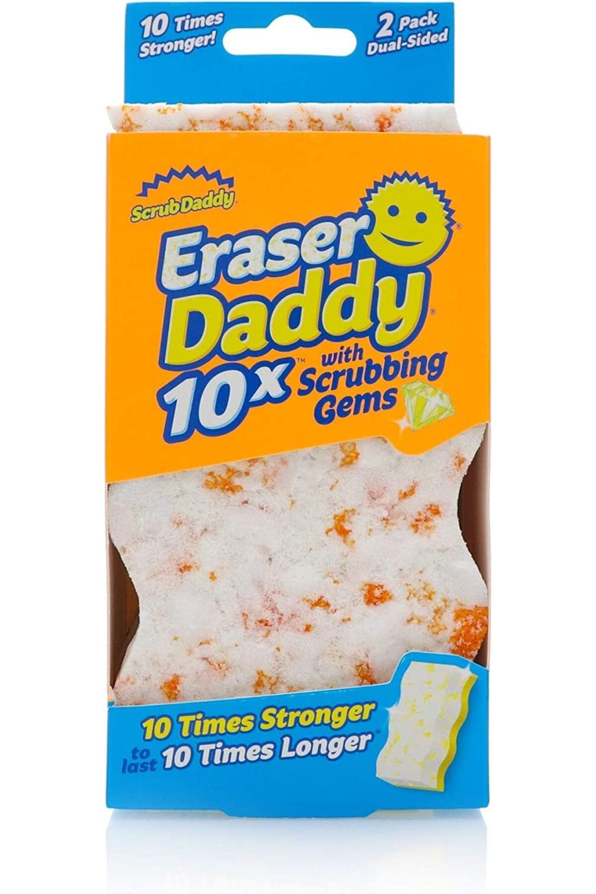 Scrub Daddy-Eraser Daddy With Scrubbing Gems Lasts 10X Longer Set Of 2 Assorted 1