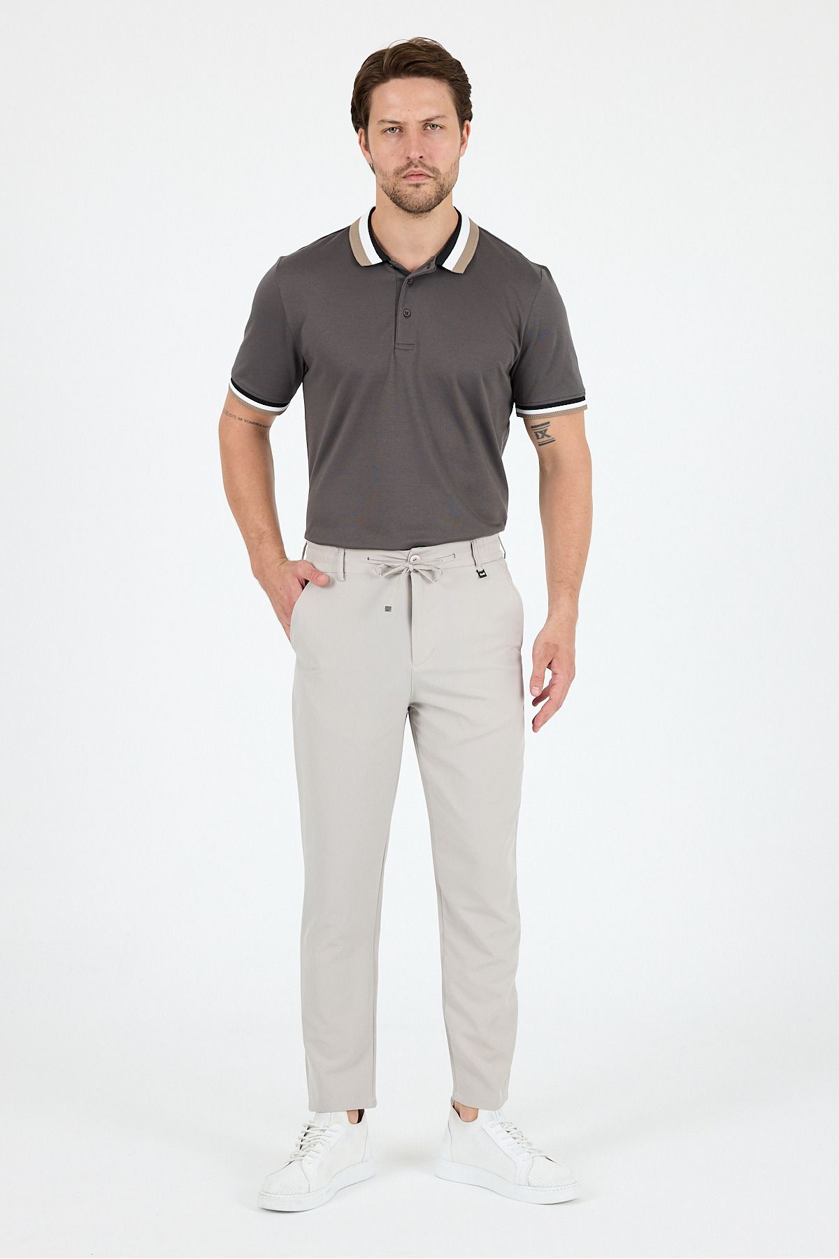 Rodi Spor ve Günlük Rahat Cool %92Polyester %8Elastan Esnek Kumaş Erkek Jogger Pantolon Eşofman Altı 3670