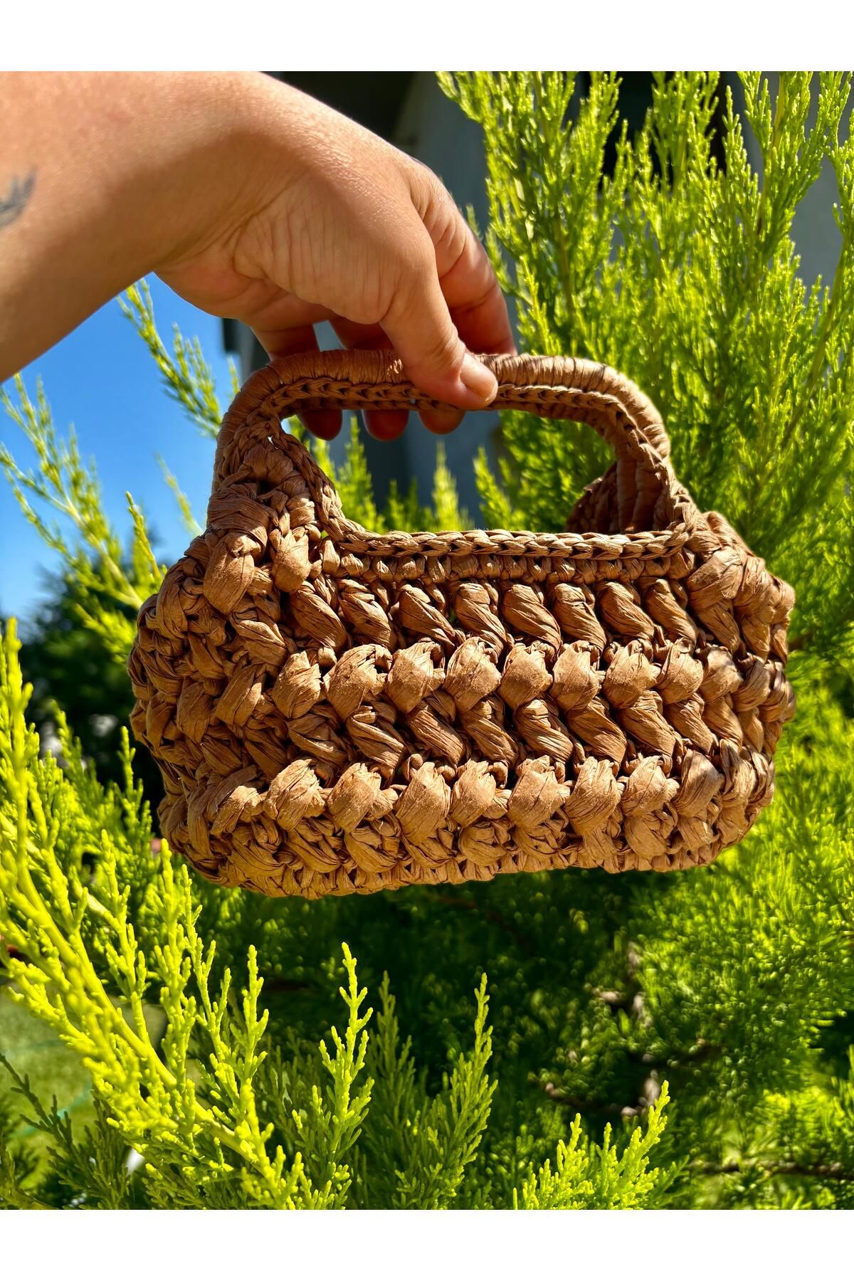 UNİCORNS Hasır El Çantası, Saplı Hasır Çanta, Hasır Çanta, Hasır Clutch