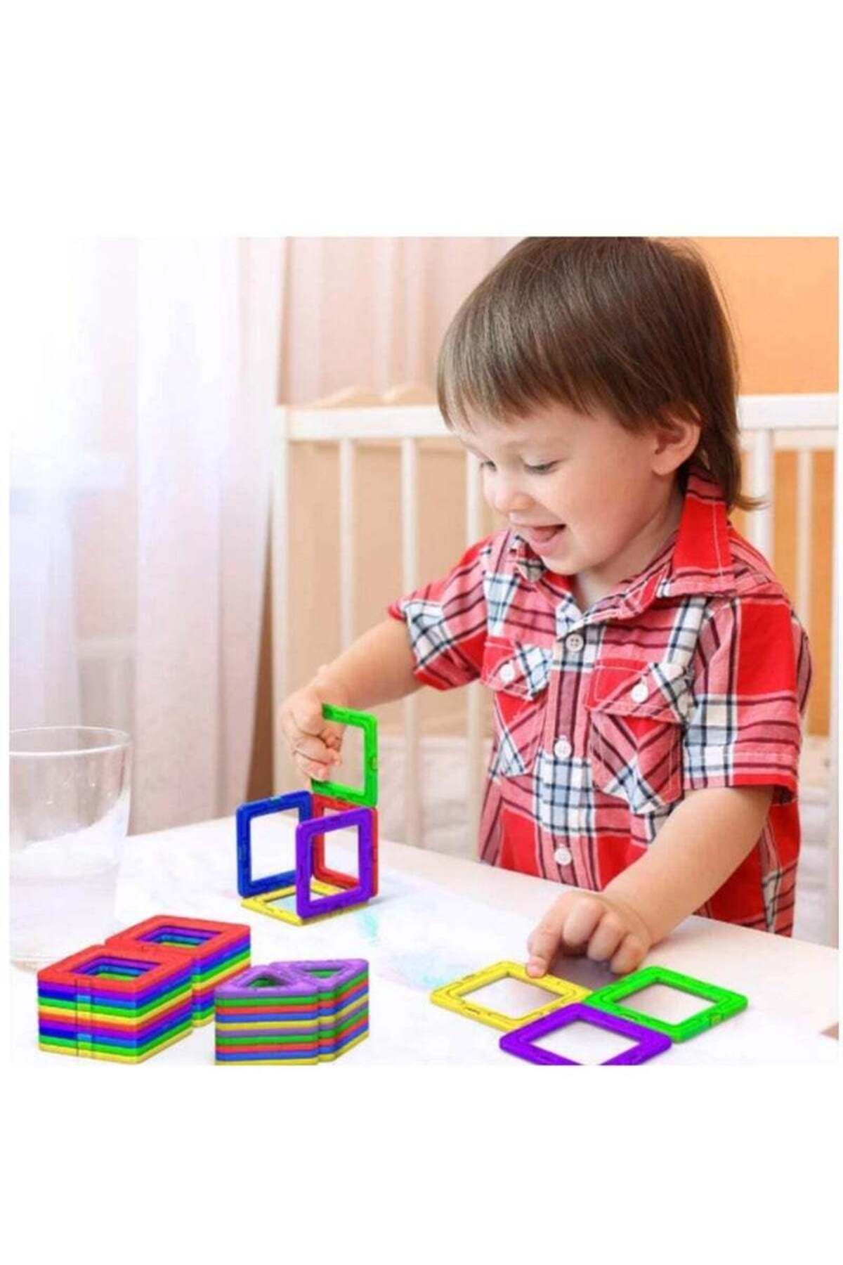 COOYA-207 Pieces Durable Building Block Toys Colorful Solid Geometry Magnetic Set 6