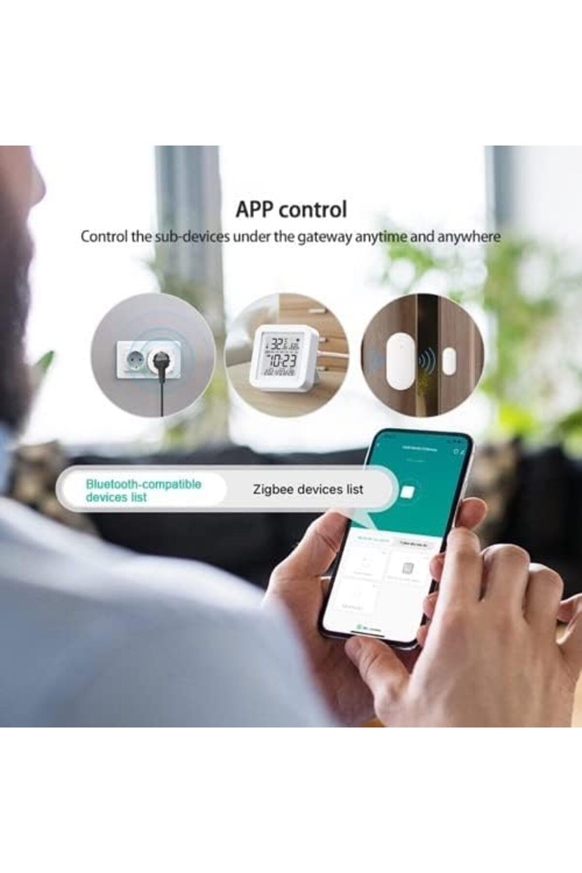 UanTii-Tuya Smart Multimode Gateway Wifi Zigbee Bluetooth Hub Bridge 6