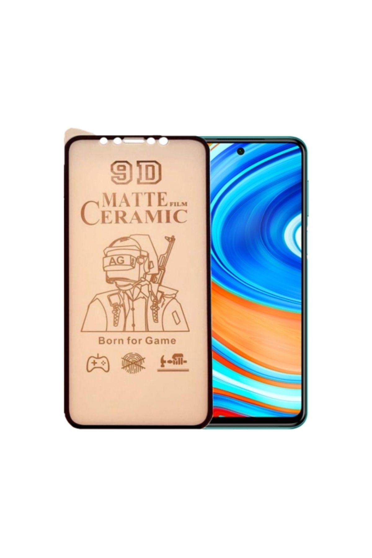 bzontech Xiaomi Redmi Note 9 Pro Ekran Koruyucu 9D Mat Seramik Nano