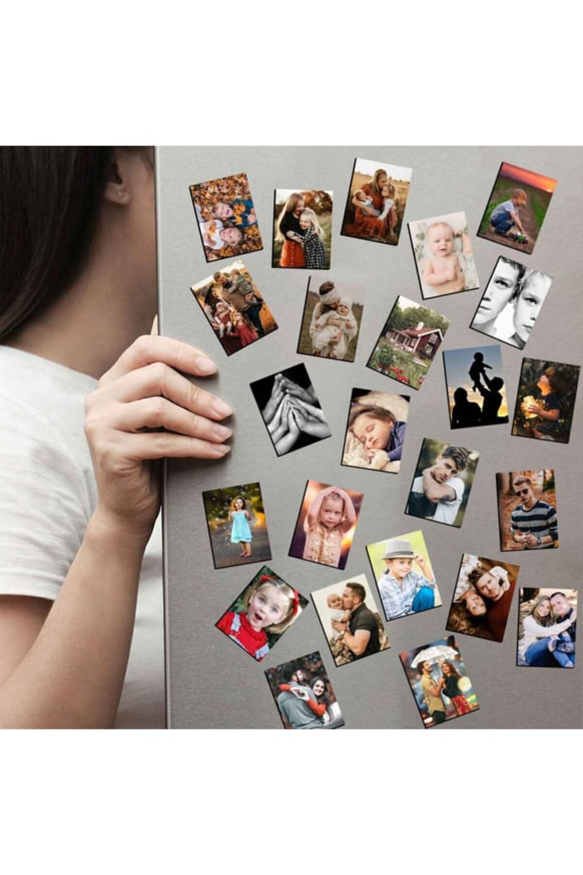 Elioure 6x9cm Fotoğraflı Magnet, 27 adet, Beyaz, şık ve kullanışlı dekoratif ürün.