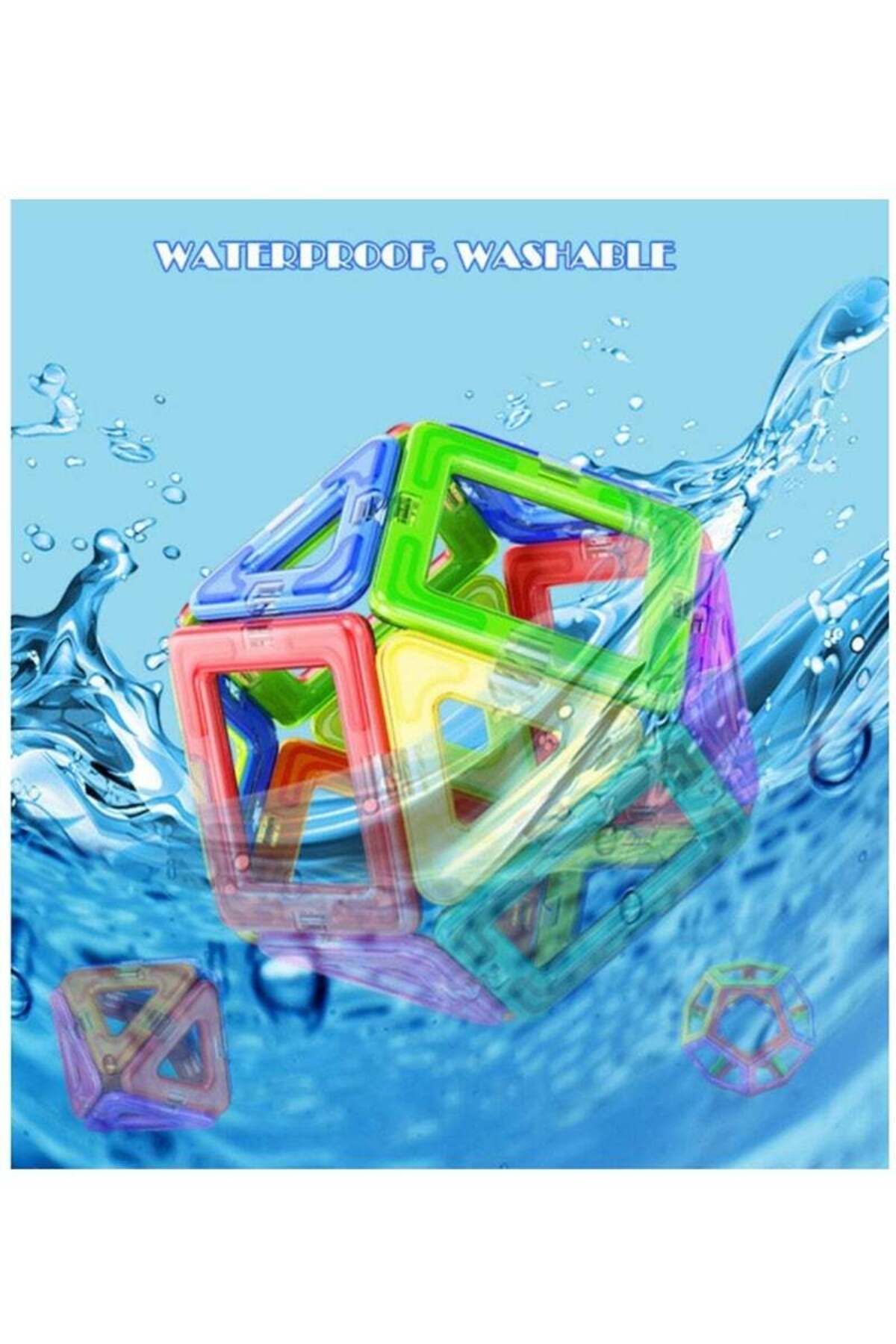 COOYA-207 Pieces Durable Building Block Toys Colorful Solid Geometry Magnetic Set 5