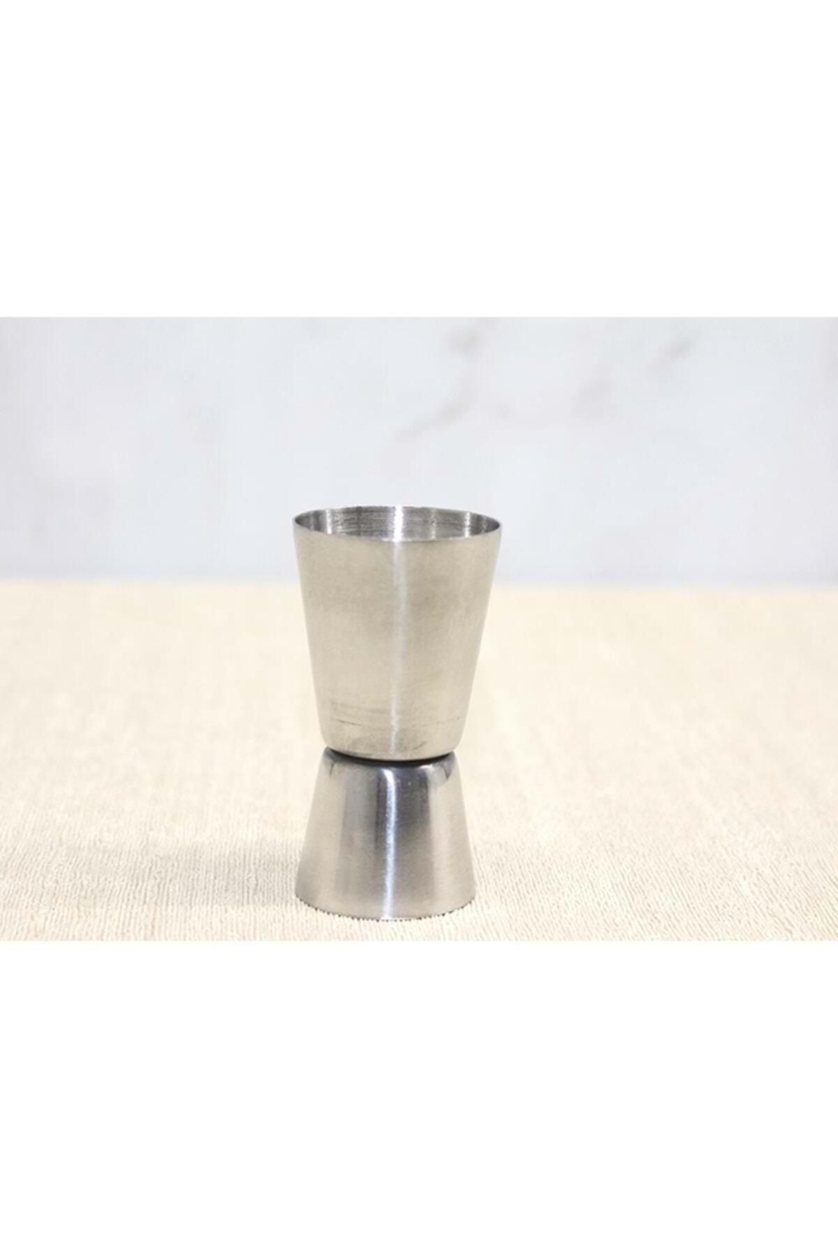MEVAFA Paslanmaz Çelik Kokteyl Bar Ölçeği 15/30 Ml