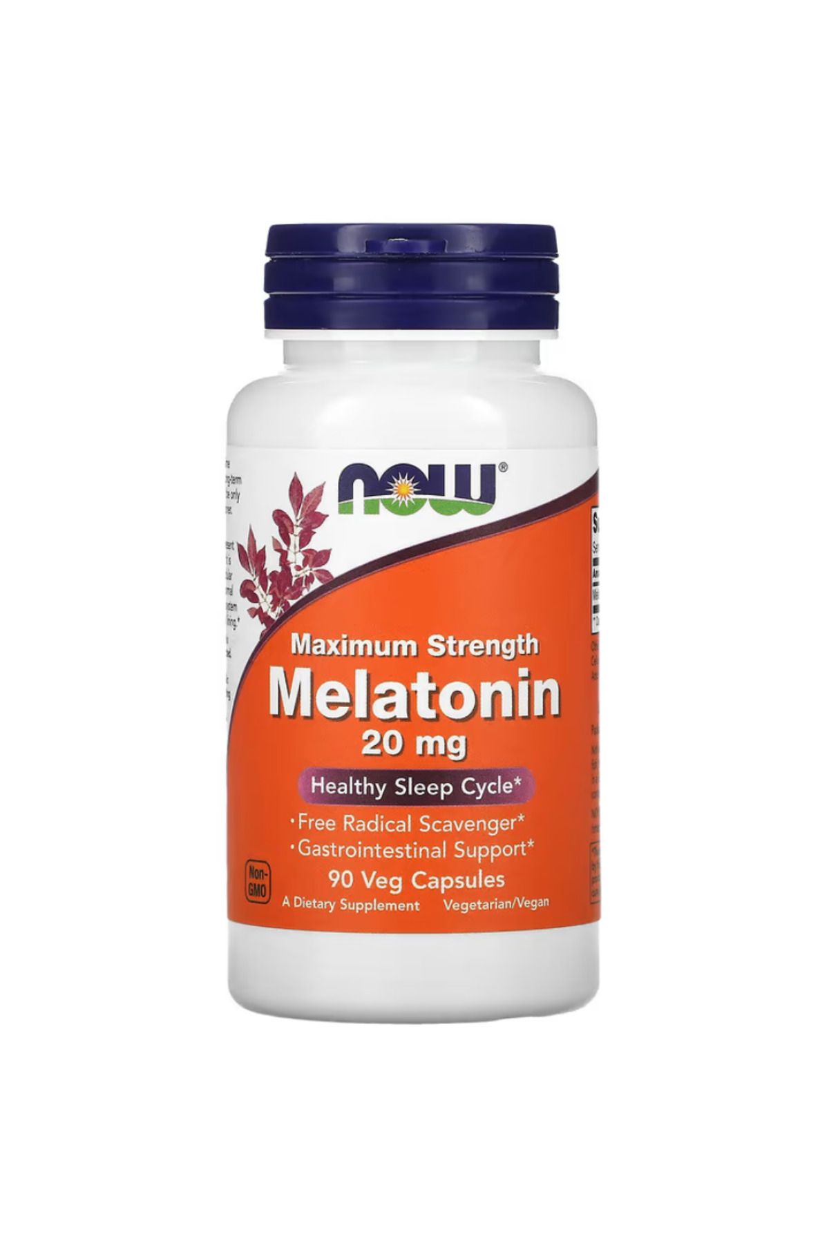 Now Foods , Maximum, Strength Melatonin, 20 mg, 90 Veg Capsules