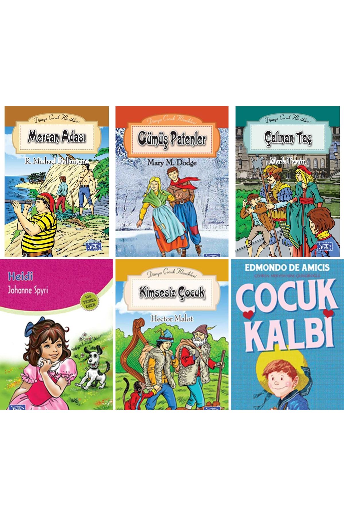 Parıltı Yayınları PARILTI YAYINLARI KİMSESİZ ÇOCUK HEİDİ ÇALINAN TAÇ VE ÇOCUK KALBİ SET