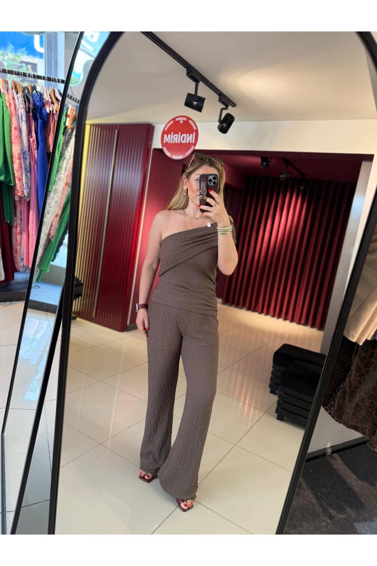 Hotfashion Tek Omuzlu Viral Takım