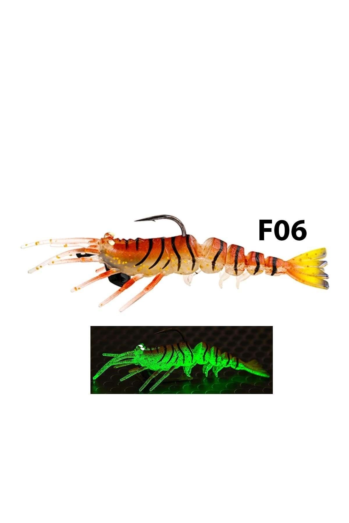 Fujin Shrimper 75mm 8.5gr Silikon Karides - F06 Angry Shrimp