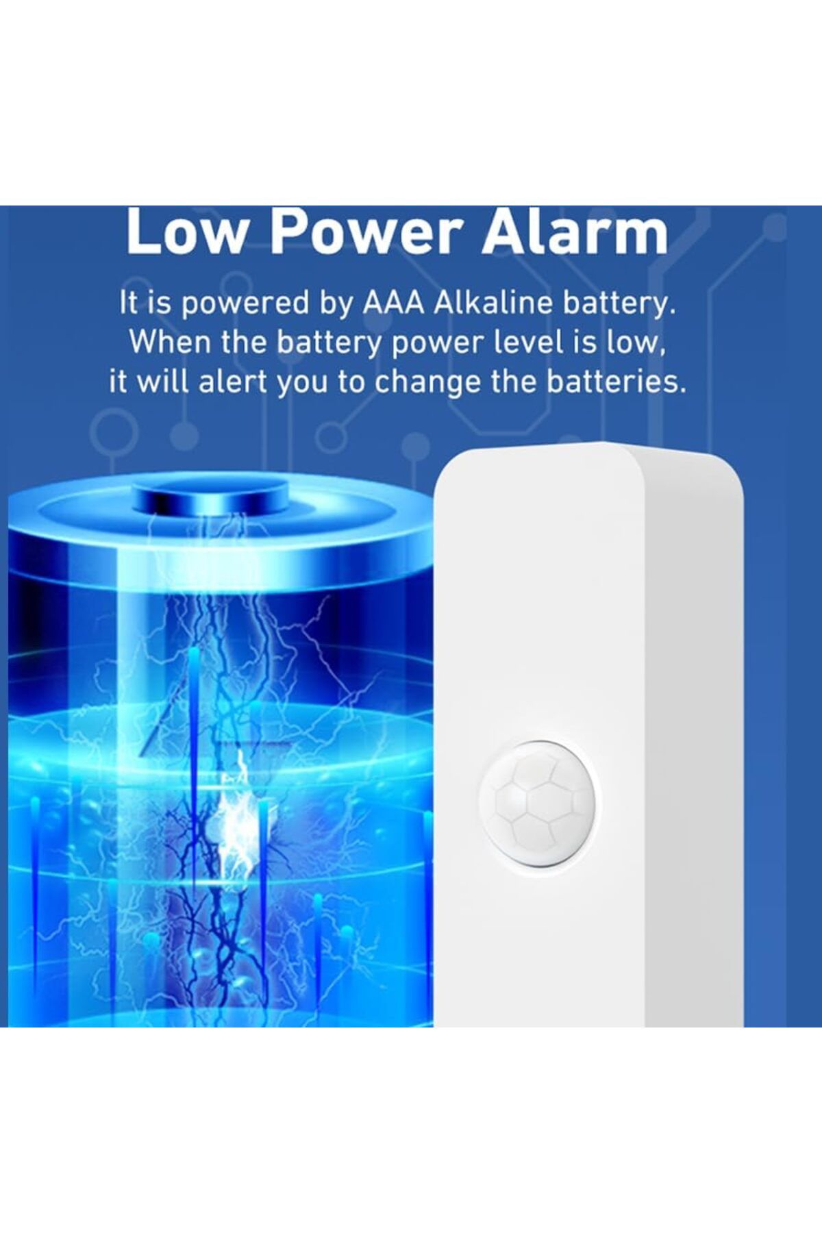 UanTii-Tuya WIFI PIR Motion Sensor Movement Detector Alarm Smart Life APP Wireless Home Automation S 6