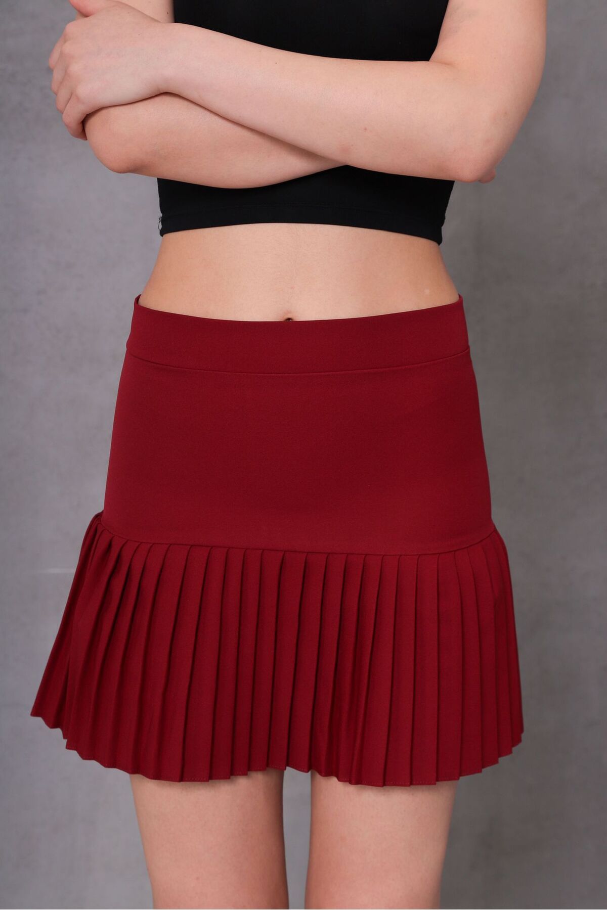 LEA Pliseli Mini Etek