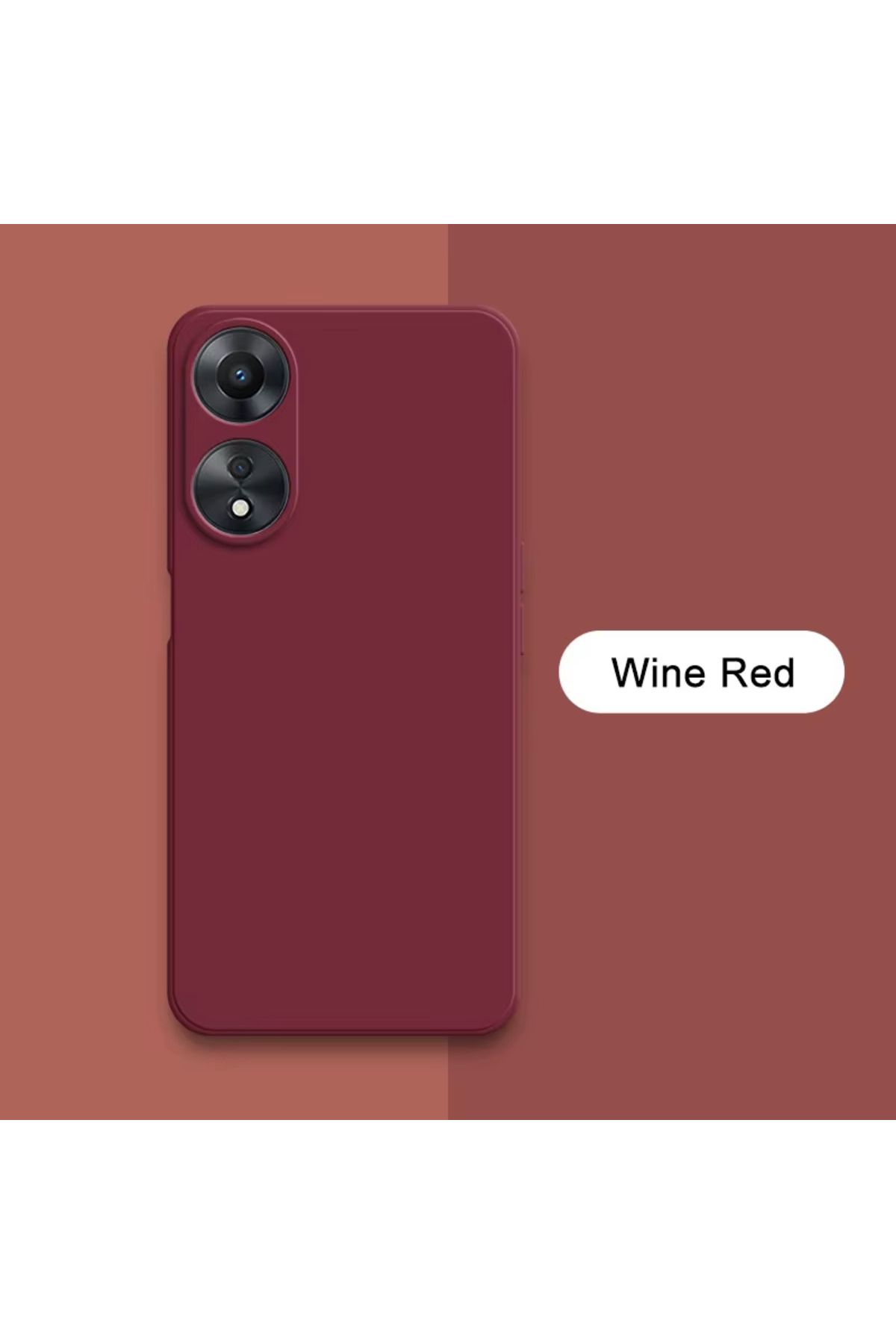 GRABONO Oppo Reno A38 Kılıf Kamera Korumalı Kadife İç Kaplama Mat Premium Seri