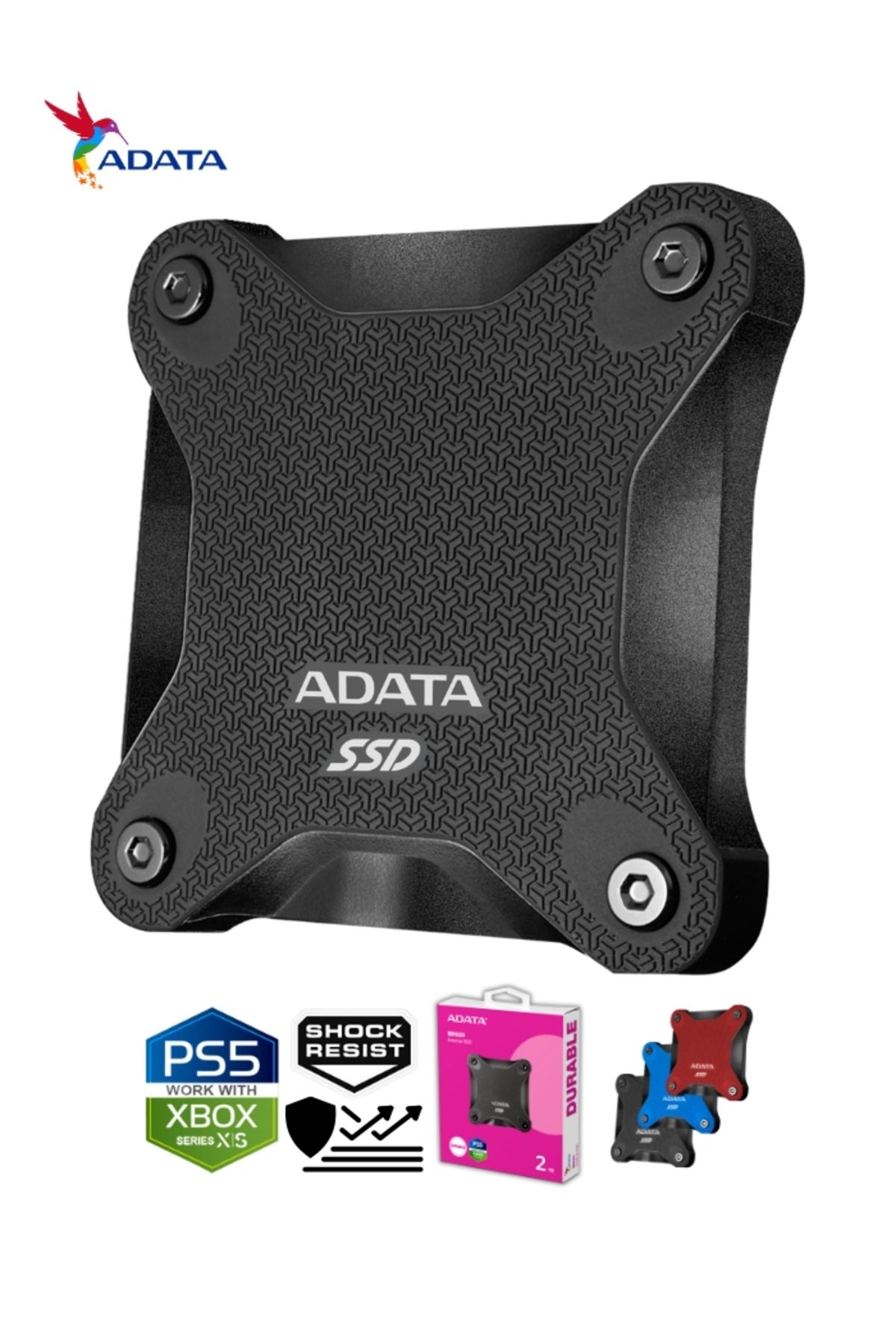 Adata-SD620 External Solid State Drive | SSD Compatible with PS5 XBOX 4