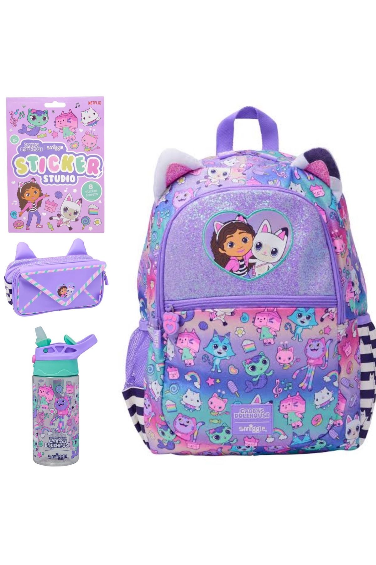 SMIGGLE Hediye Sticker Kitaplı Okul Seti
