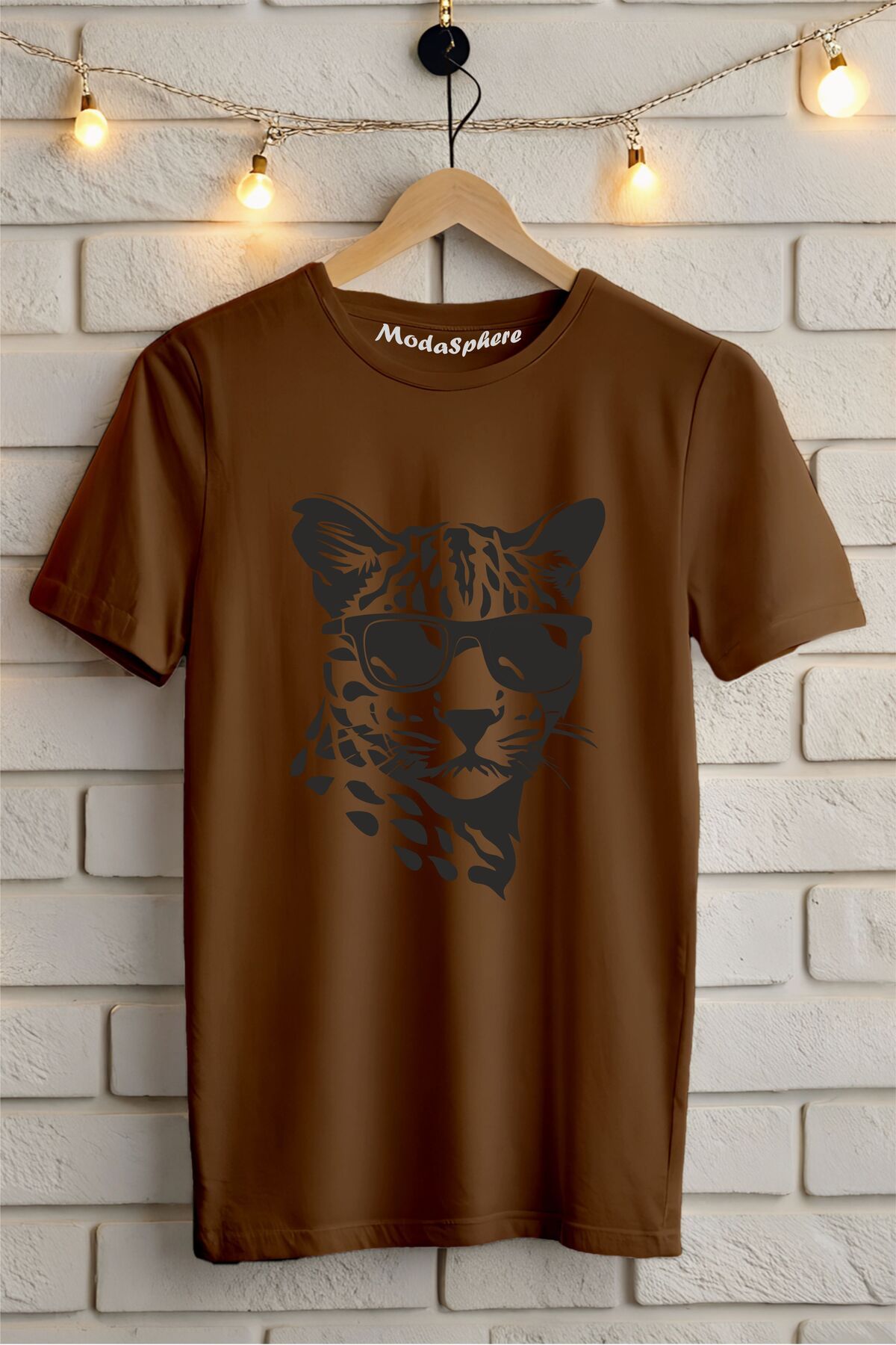 ModaSphere KAPLAN Baskılı Unisex Oversize Tişört