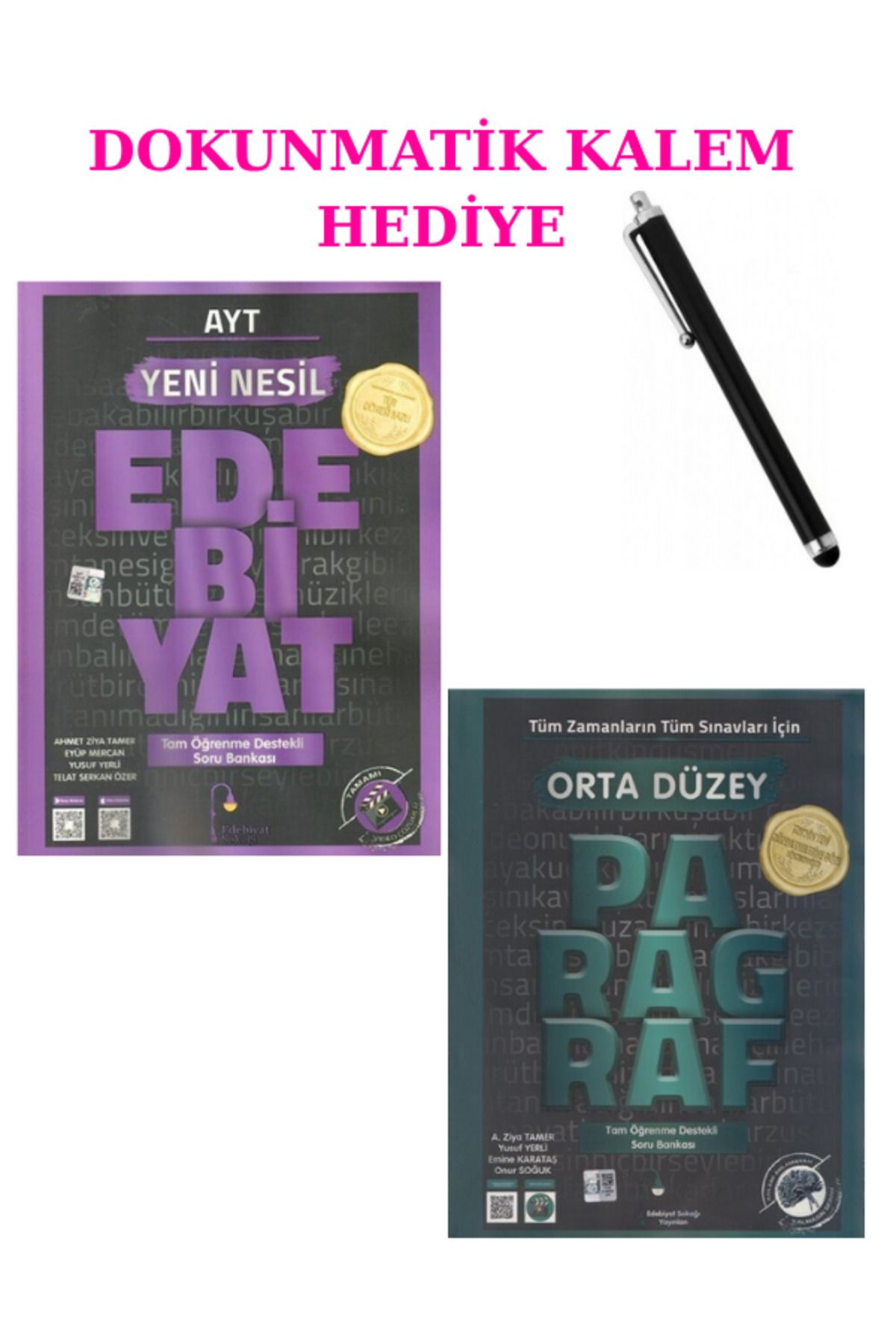 Marsis Yayınları Edebiyat Sokağı AYT Edebiyat+Orta Düzey Paragraf SB.2'LÜ SET + DOKUNMATİK KALEM