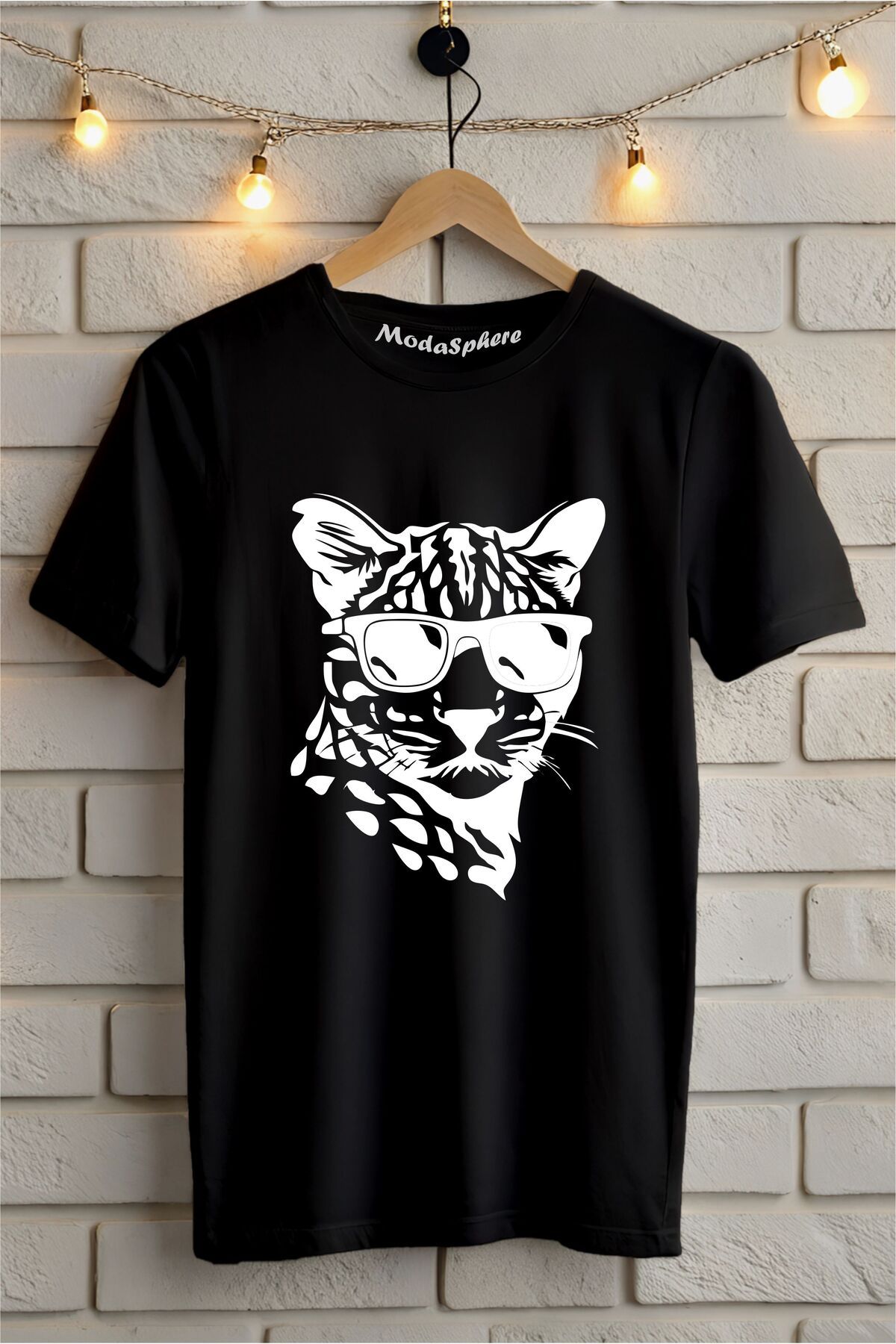 ModaSphere KAPLAN Baskılı Unisex Oversize Tişört
