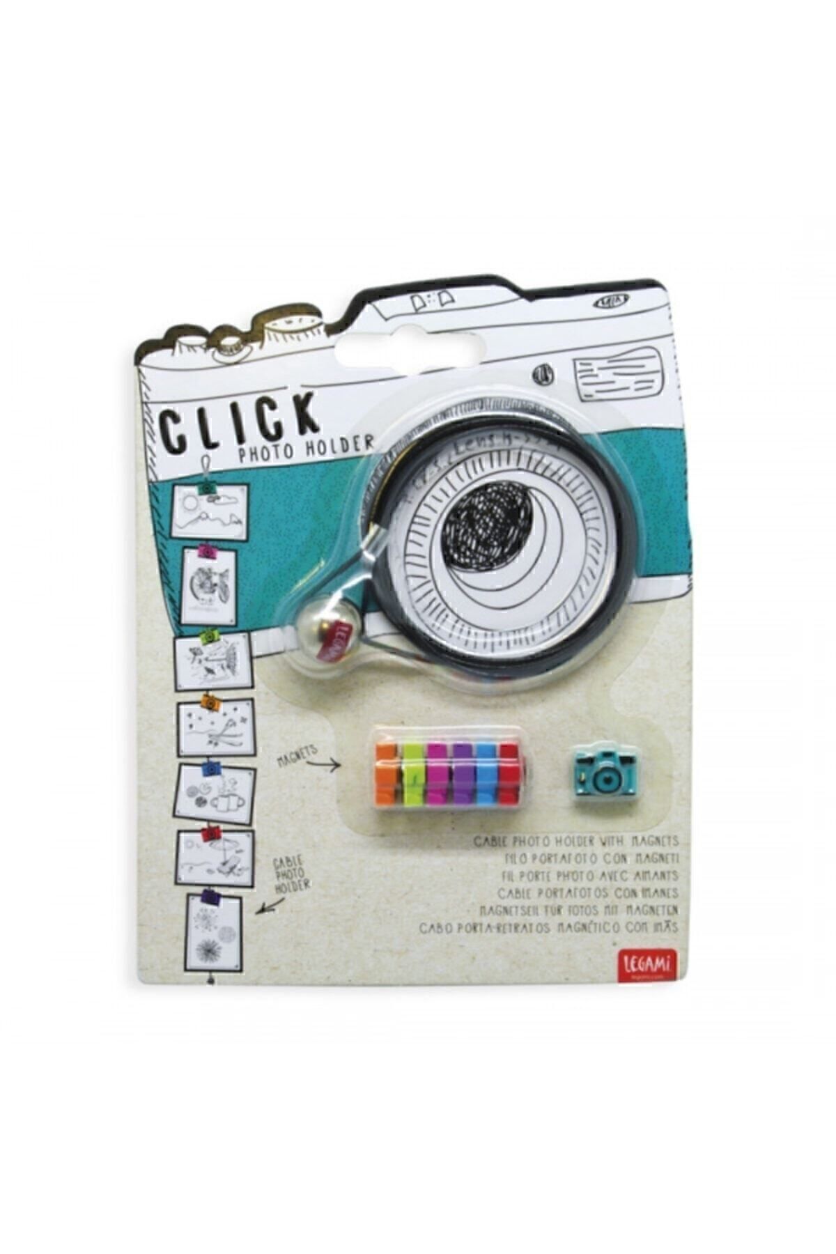 Elioure Çok Renkli Kamera ve Fotoğraf Tutacağı, Şık ve Kullanışlı Set