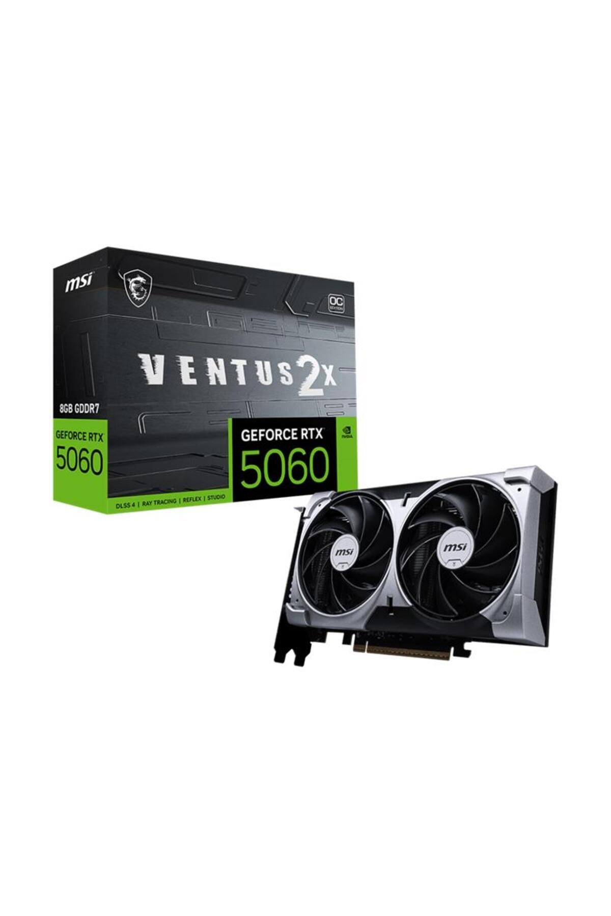 Pazarcan Msi Geforce Rtx5060 8g Ventus 2x Oc 8gb Gddr7 128bit 1xhdmi 3xdp Ekran Karti