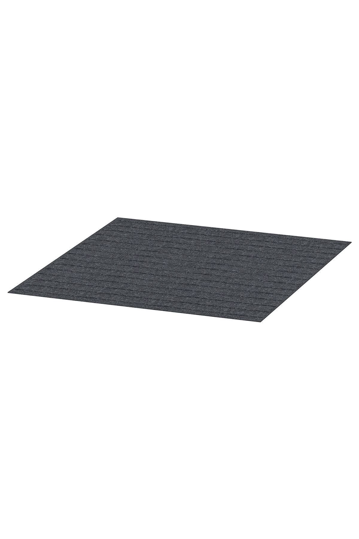 teknotrust Gri renkli 50x48 cm çekmece örtüsü, şık ve kullanışlı tasarım
