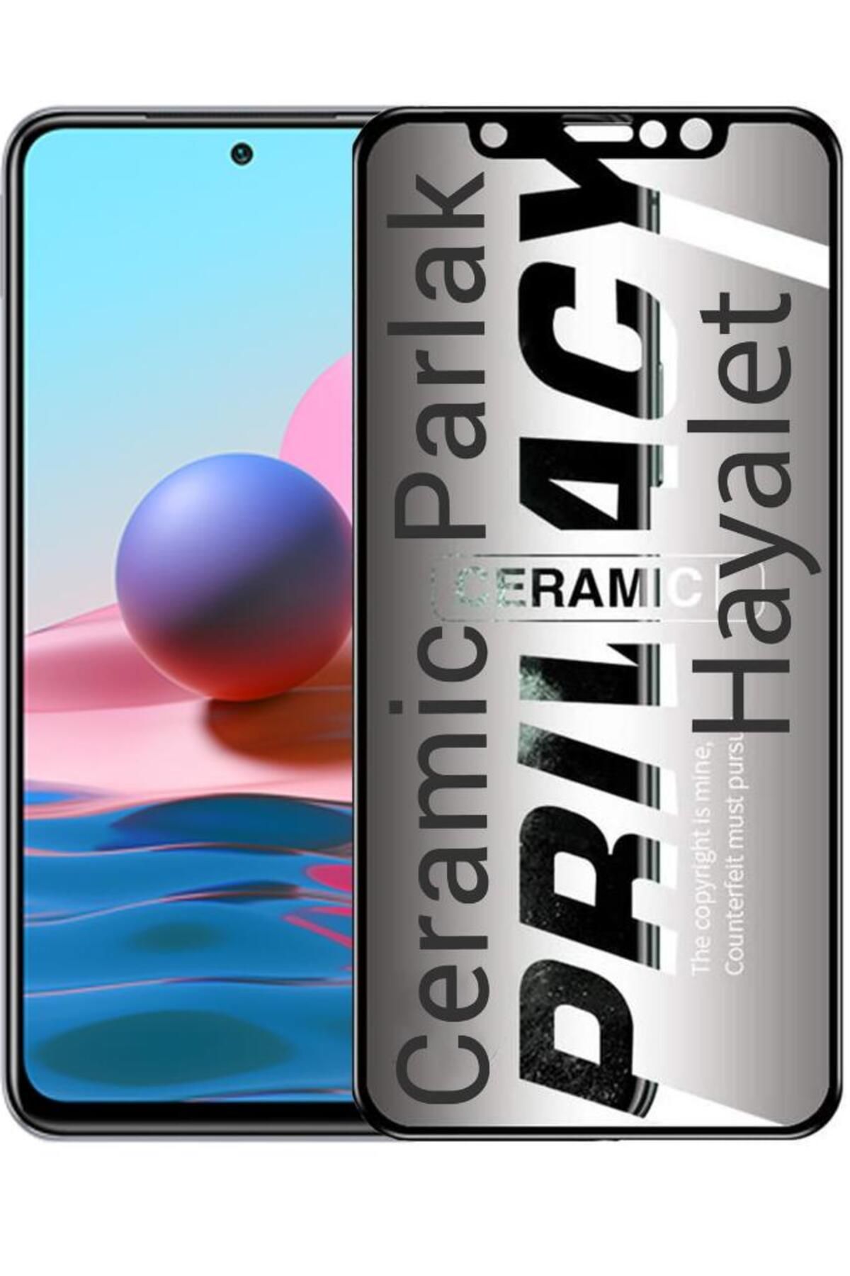 bzontech Xiaomi Redmi Note 10 Hayalet Ekran Koruyucu Parlak Seramik
