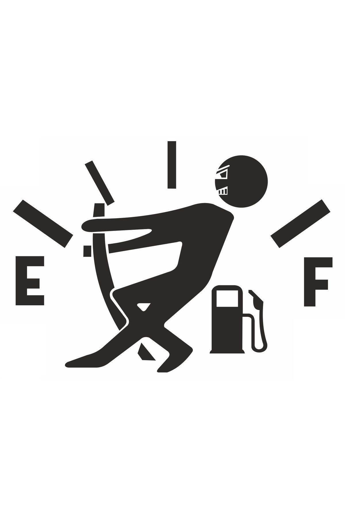 RVT Design Yakıt Göstergesi Depo Kapağı Sticker Siyah Kırmızı Mavi Sarı Beyaz