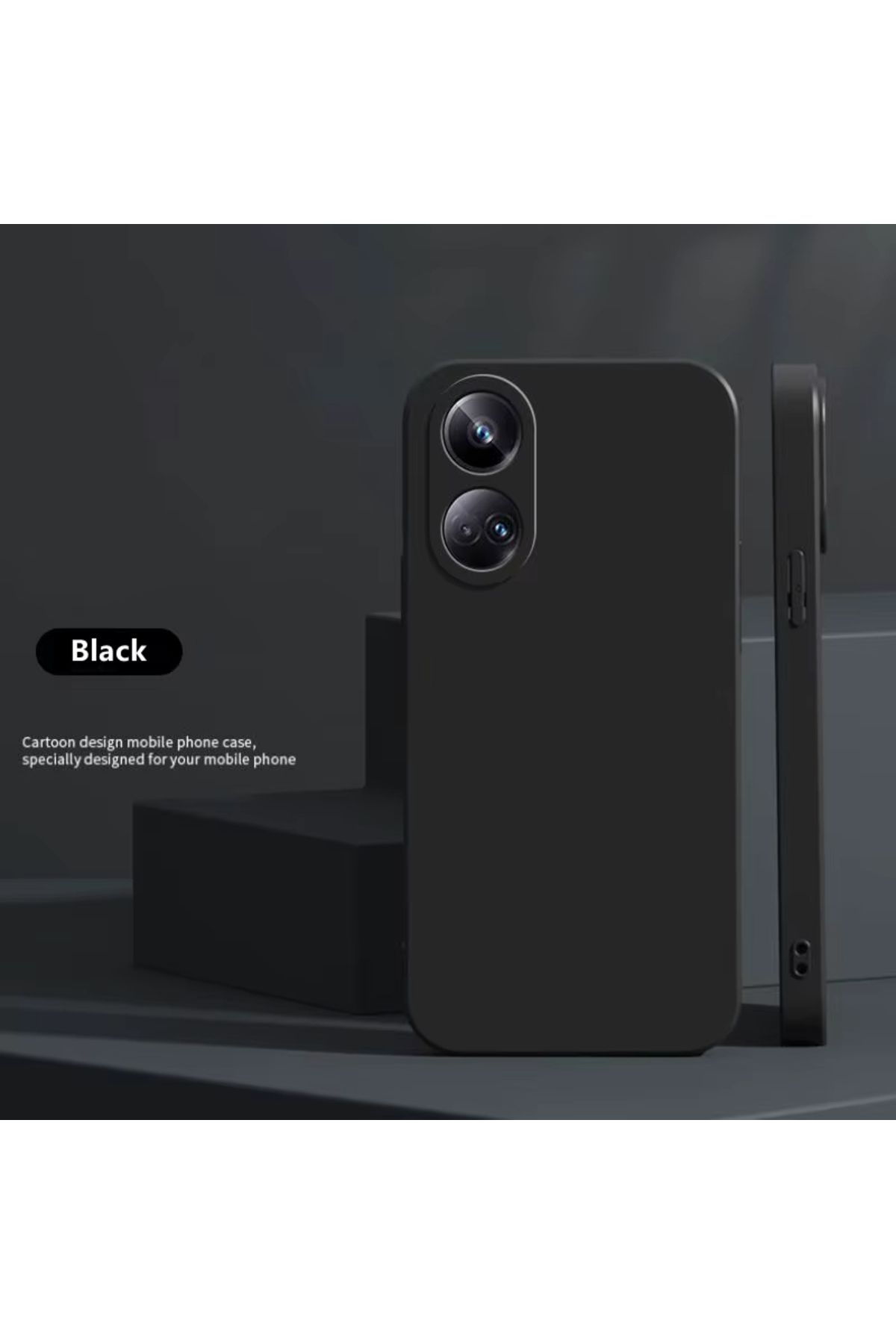 GRABONO Oppo Reno A38 Kılıf Kamera Korumalı Kadife İç Kaplama Mat Premium Seri