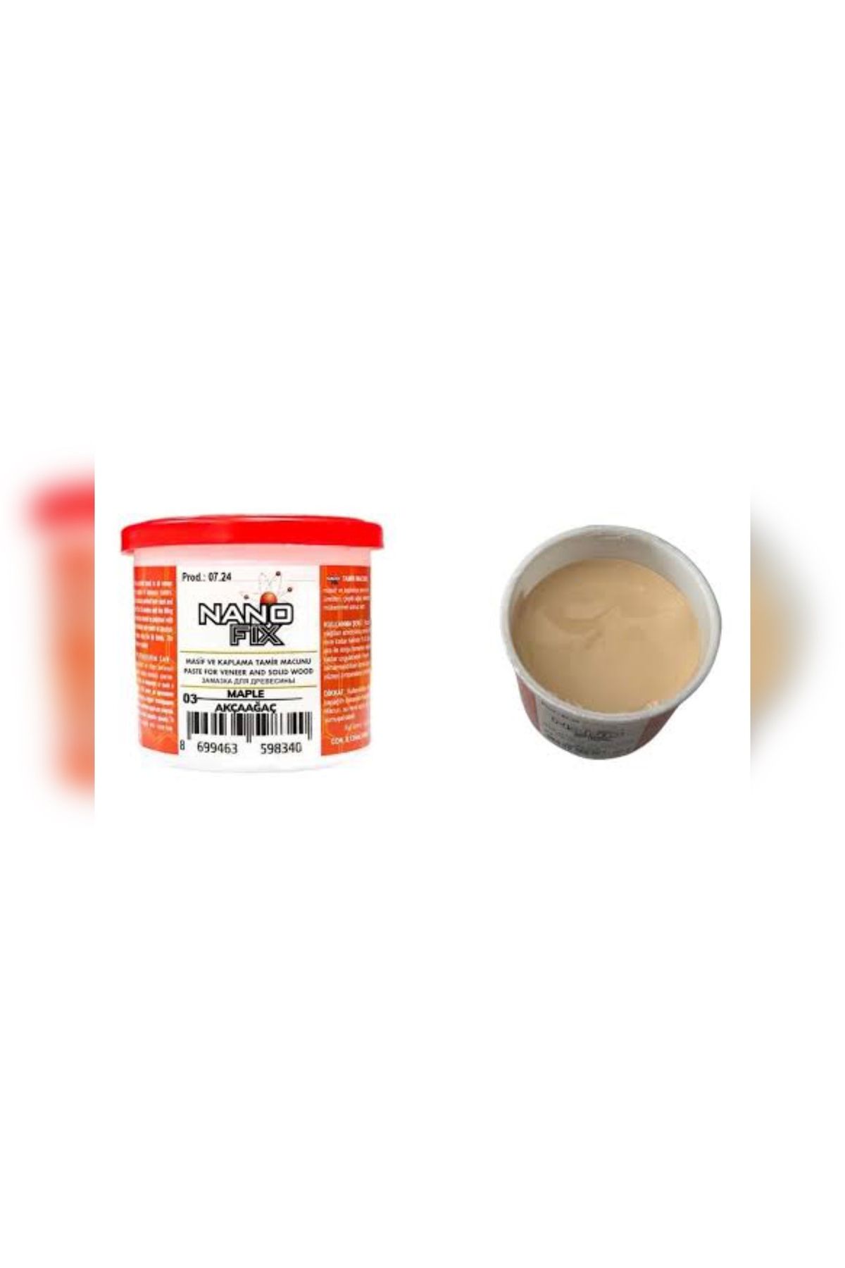 KarapolatYapı Mobilya Ahşap Tamir Dolgu Macunu Akçaağaç 200Gr