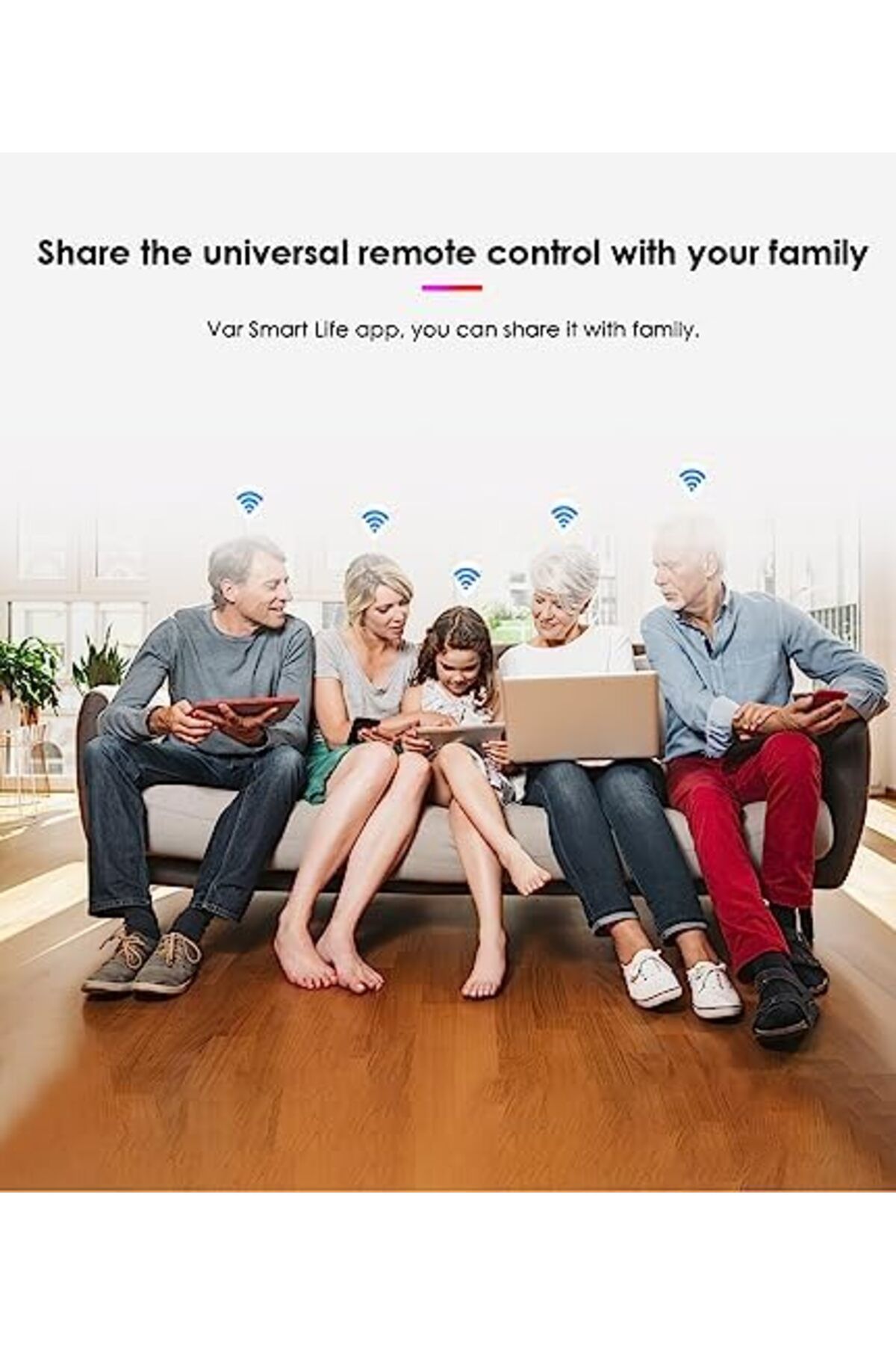 UanTii-جهاز تحكم عن بعد Tuya Smart IR WiFi Universal Remote Control، جهاز تحكم ذكي للتيار المتردد، يدعم A 6