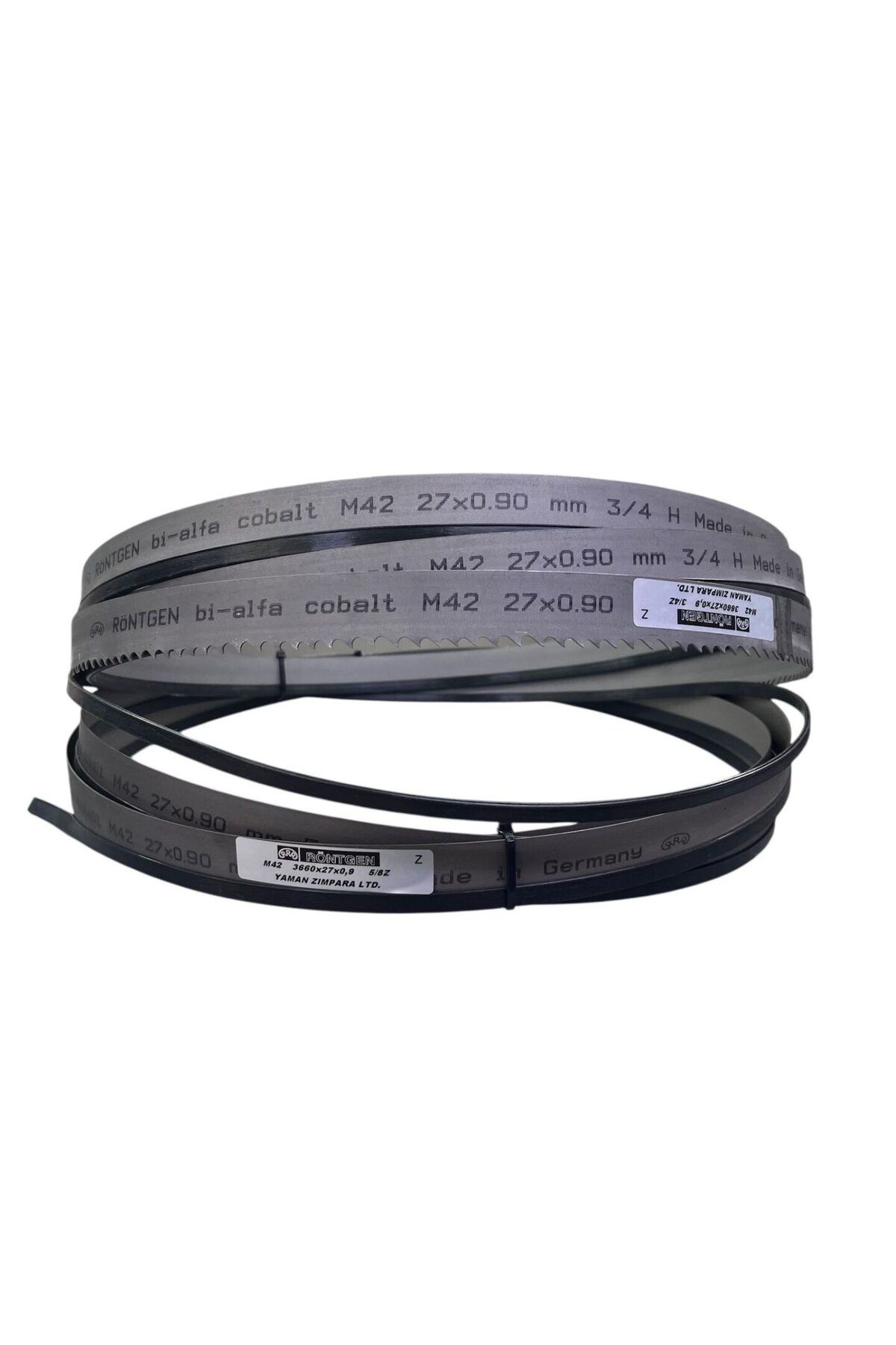 Röntgen Yayınları Röntgen 3,66x27x0,9 Bimetal Şerit Testere 6/10 Diş -Almanya'nın İncisi-1. Kalite M-42