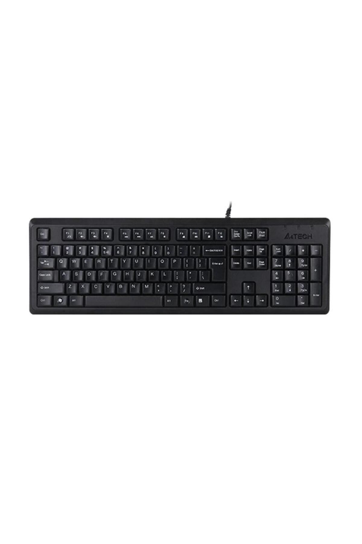Pazarcan A4 Tech Kr-92 Q Tr Mm Siyah Usb Kablolu Klavye