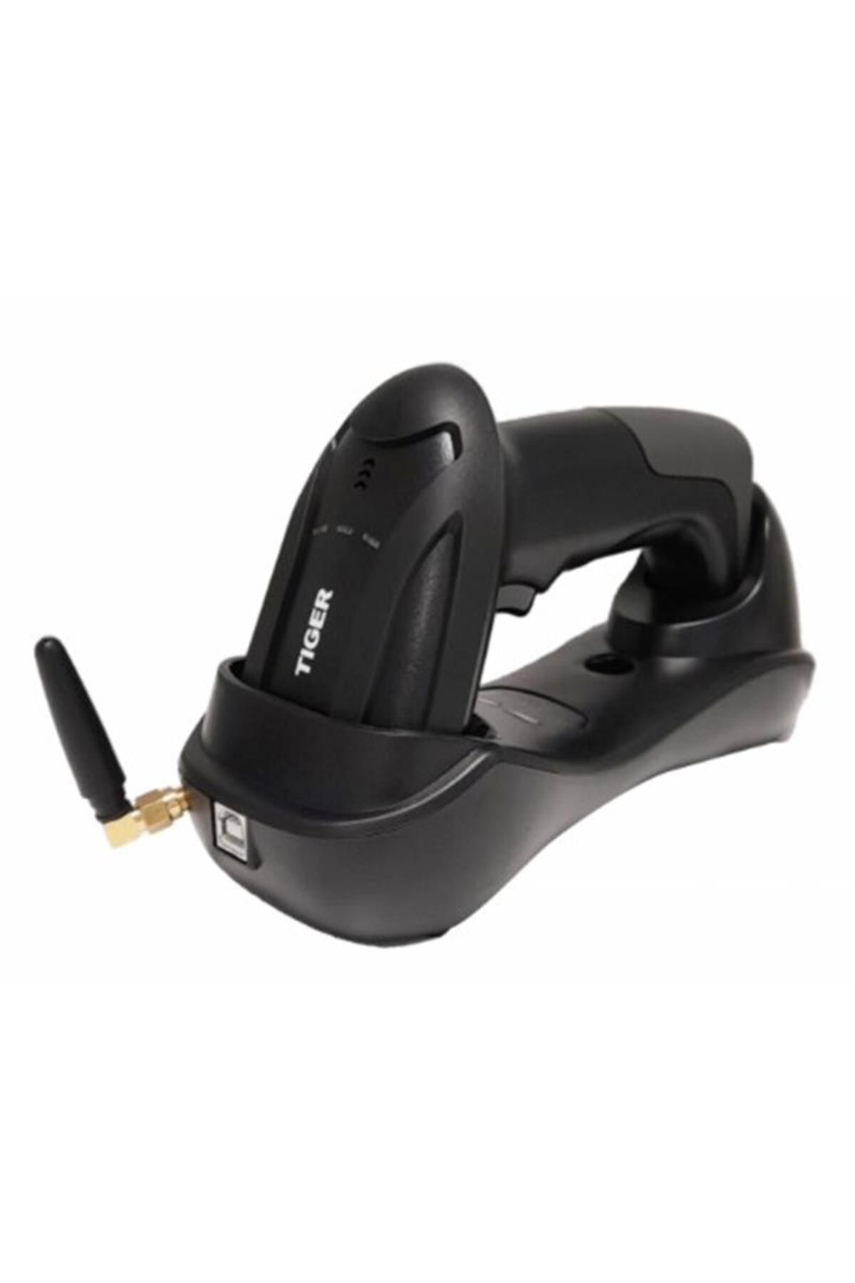 Pazarcan Tiger Ls41 1D Lazer Kablosuz Usb Barkod Okuyucu + Cradle