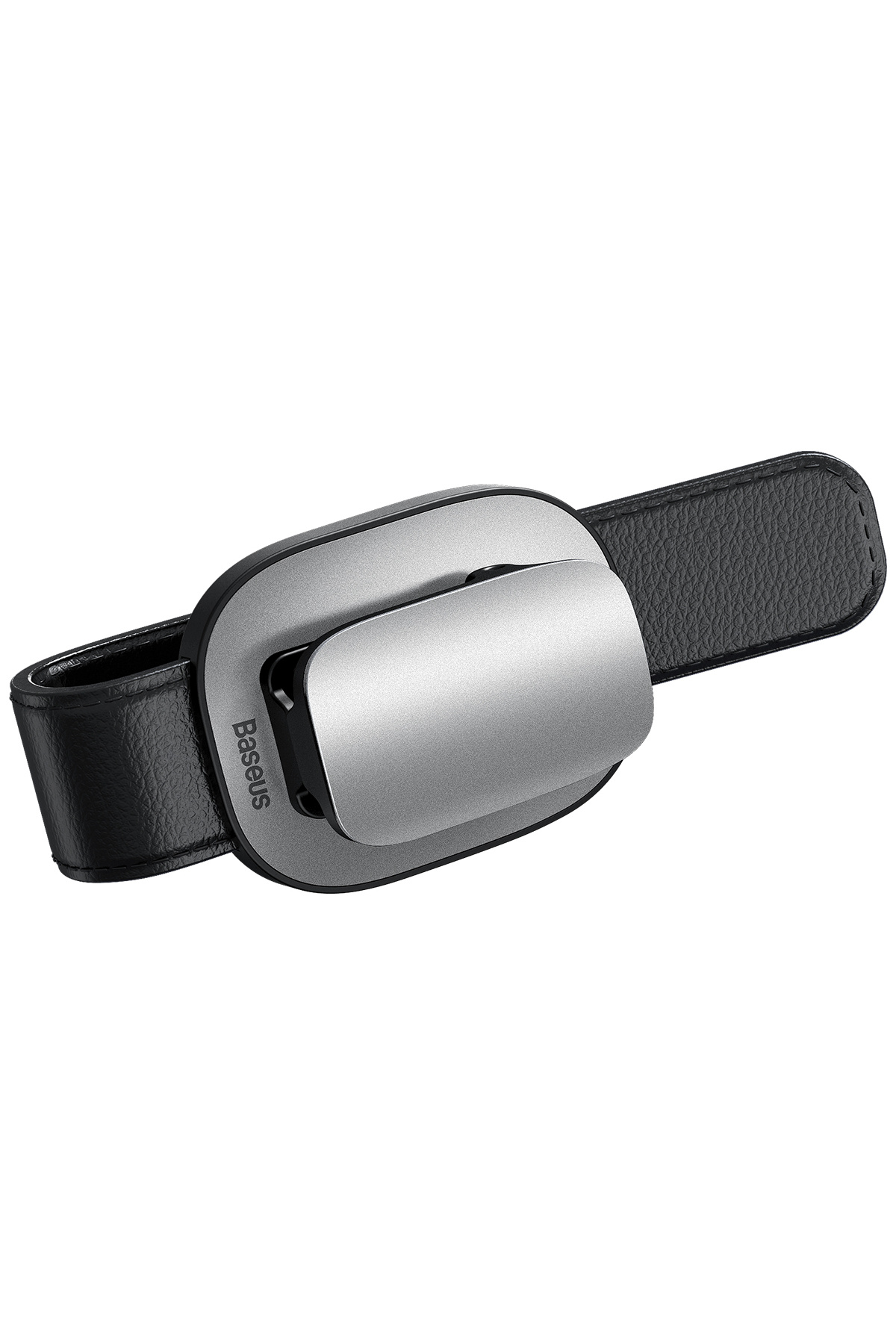 Baseus Platinum Araç Oto Güneşlik Gözlük Tutucu Klipsli - Gümüş