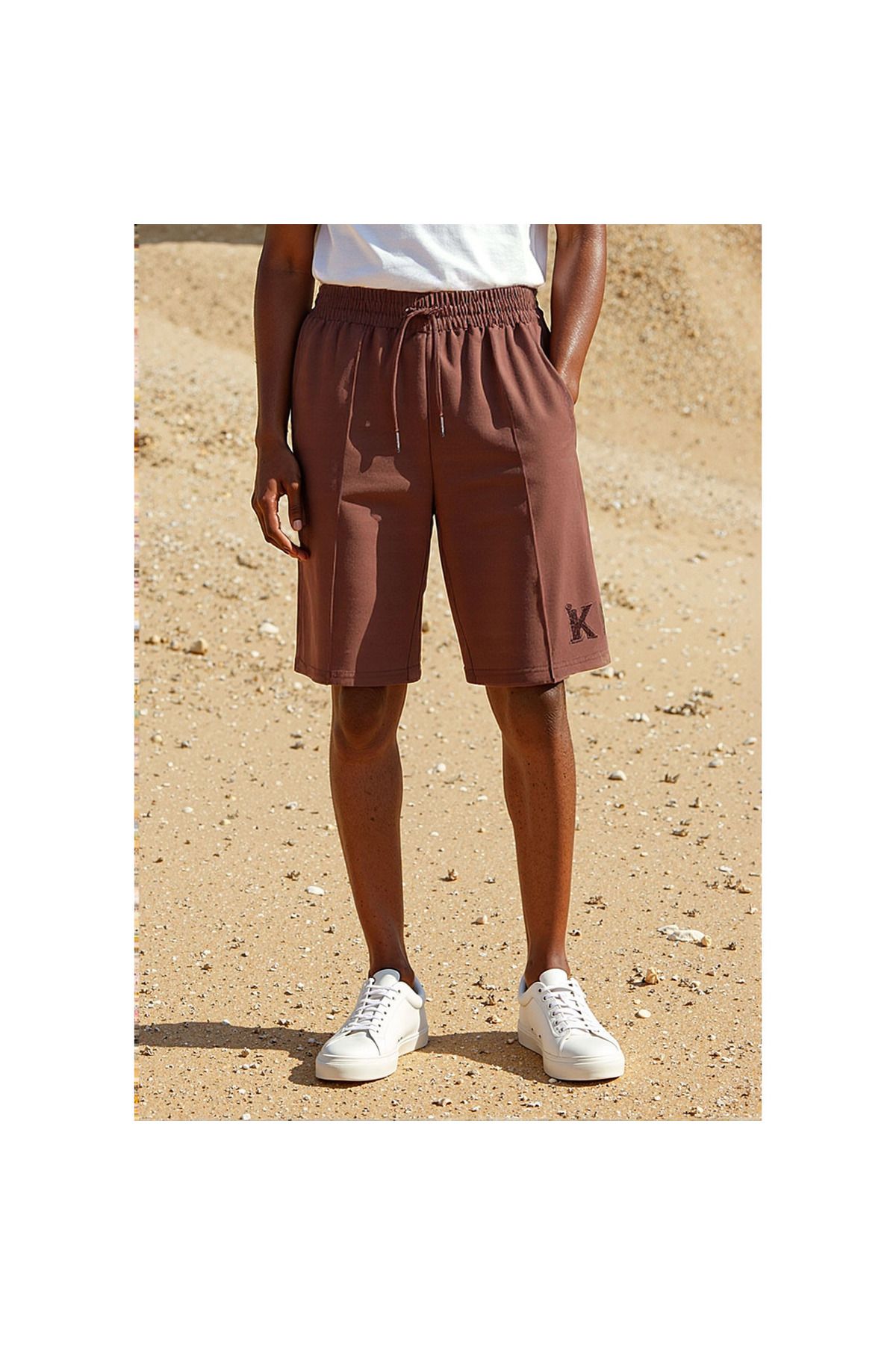 Kappa-Kappa Panelled Shorts with Drawstring Closure and Pockets 2