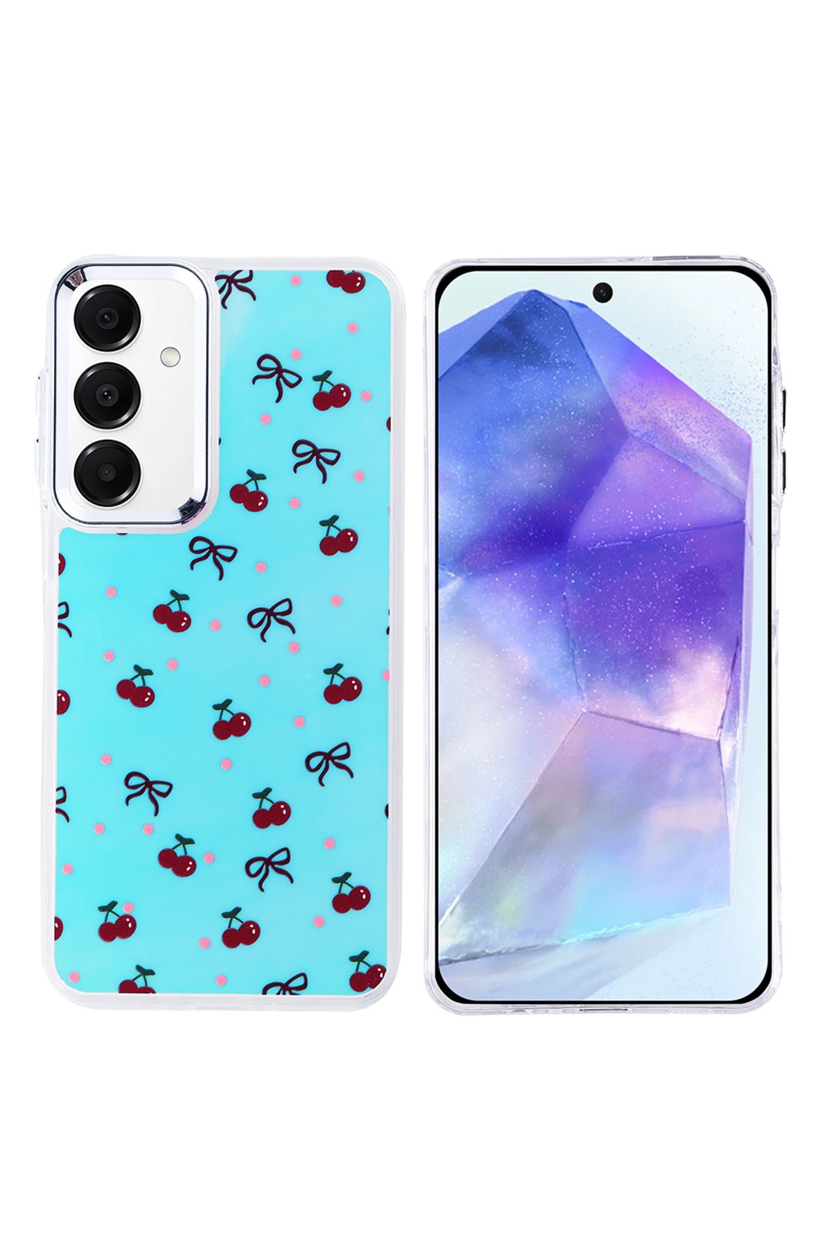 Teleplus Samsung Galaxy A35 Kılıf Hadra Lüx Desenli Kapak