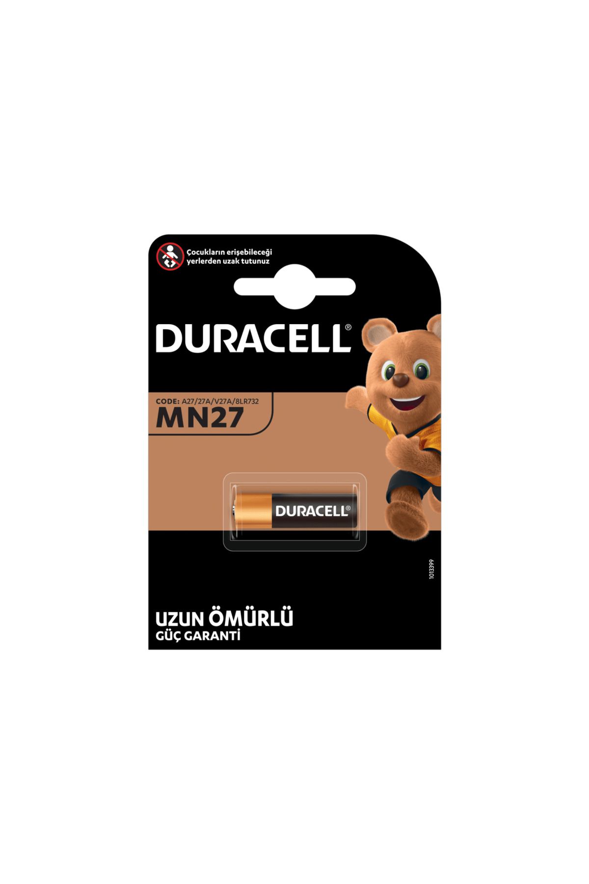 Duracell Teknonet Uyumlu Duracell AMN27 Küçük Pil Batarya - Sarı