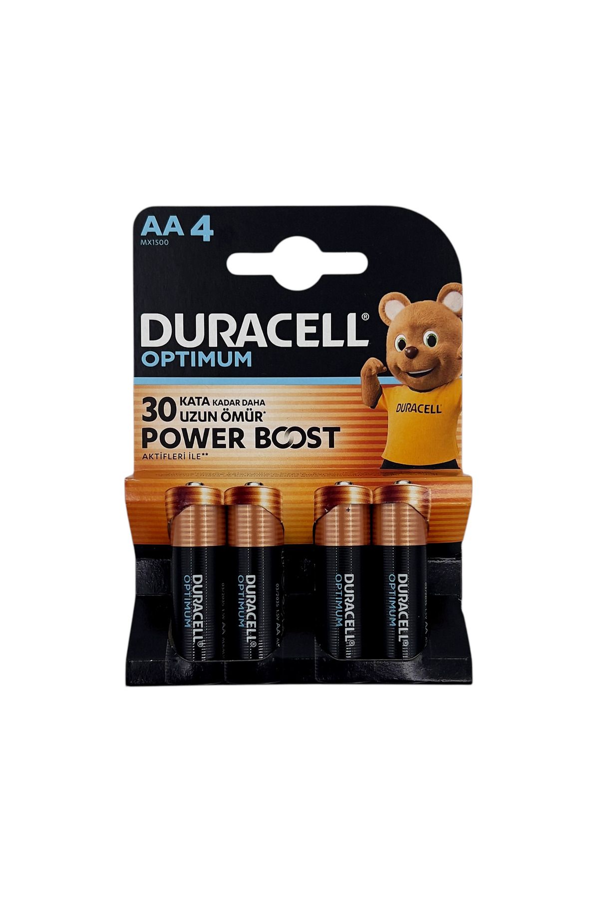 Duracell Teknonet Uyumlu Duracell AAA Kalın Pil 4 lü Batarya - Sarı