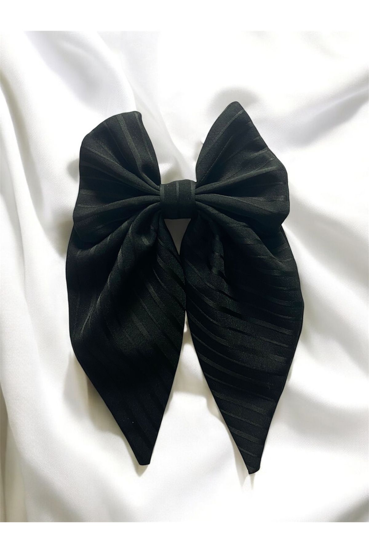 YümanınYumağı Hand Made Siyah Kurdela Kadın Toka