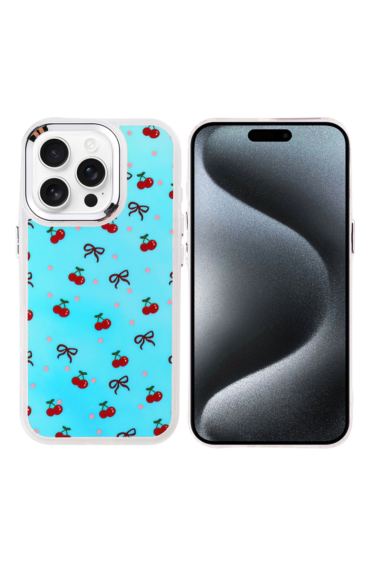 Teleplus iPhone 15 Pro Max Kılıf Hadra Lüx Desenli Kapak