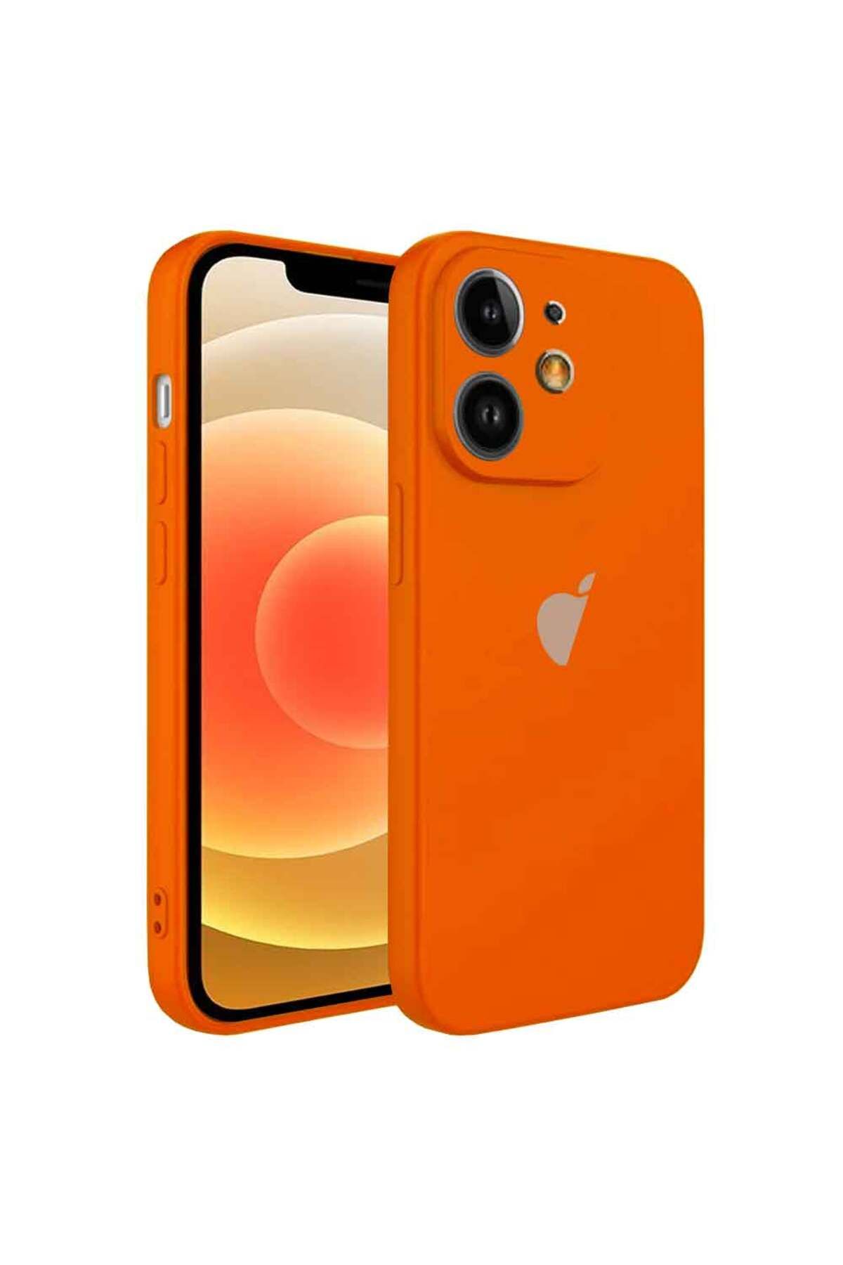 Tekamo Apple iPhone 12 Uyumlu Kamera Korumalı Silikon İçi Kadife Lansman Kılıf