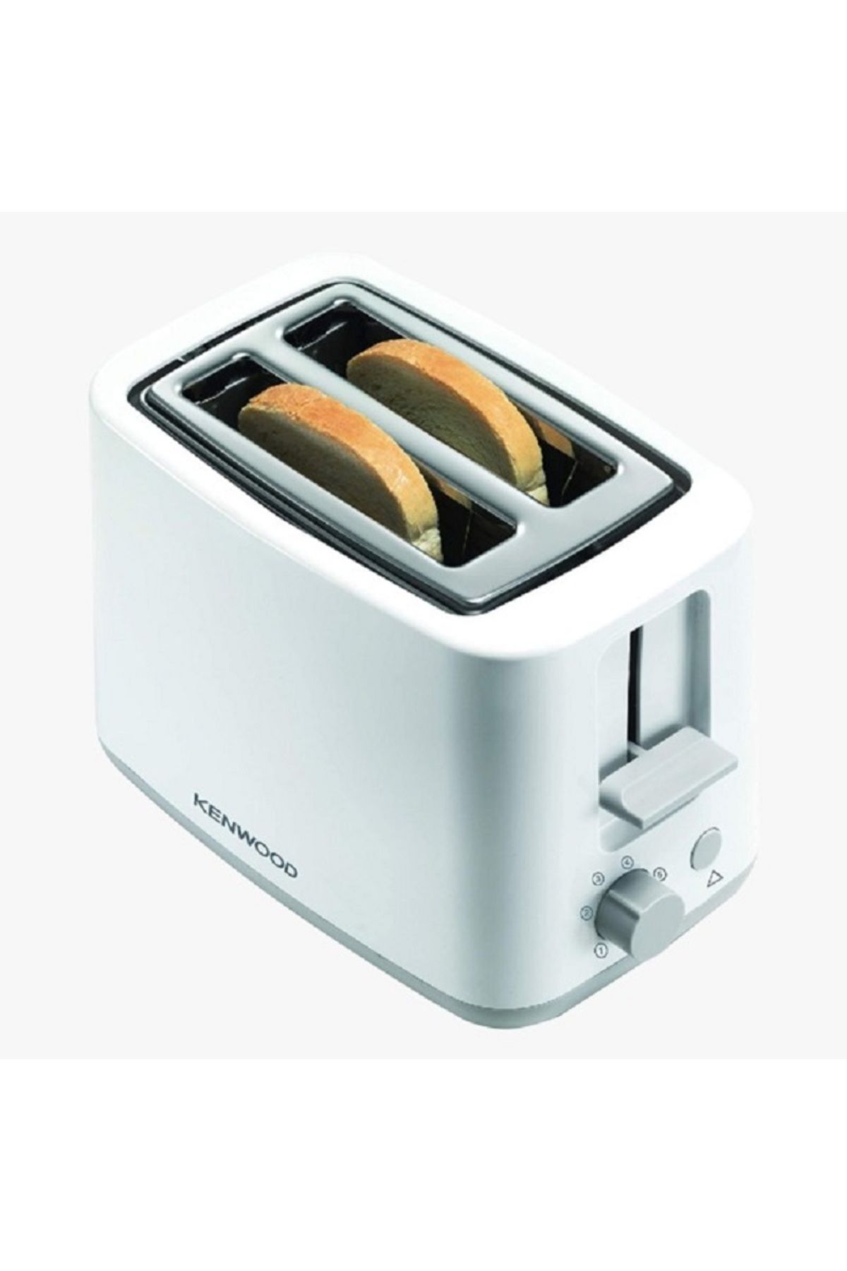 Kenwood-760W 2-Slice Automatic Pop-Up Adjustable Browning Control Toaster with Crumb Tray White 2