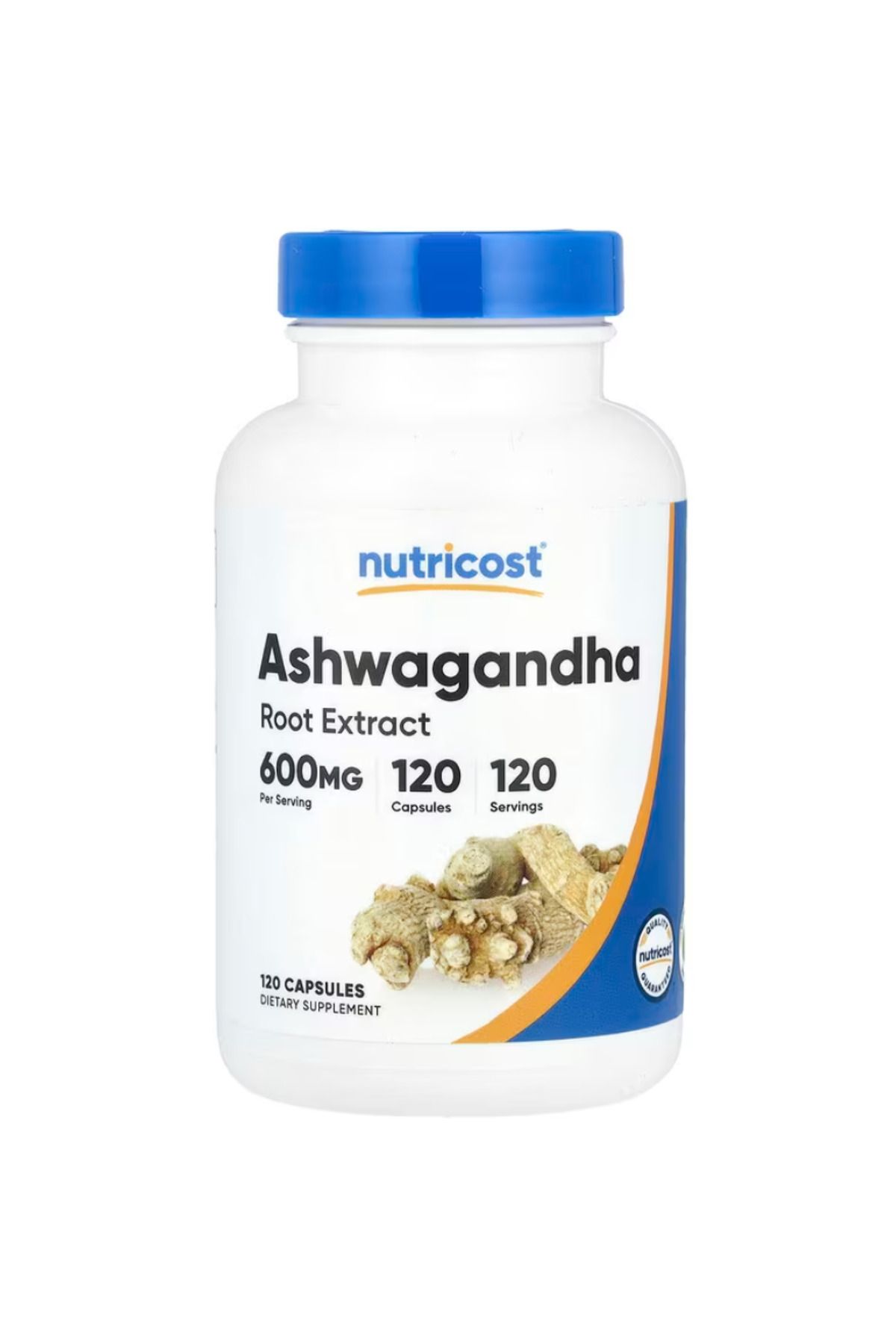 Nutricost , Ashwaganadhaa, Root Extract, 600 mg, 120 Capsules