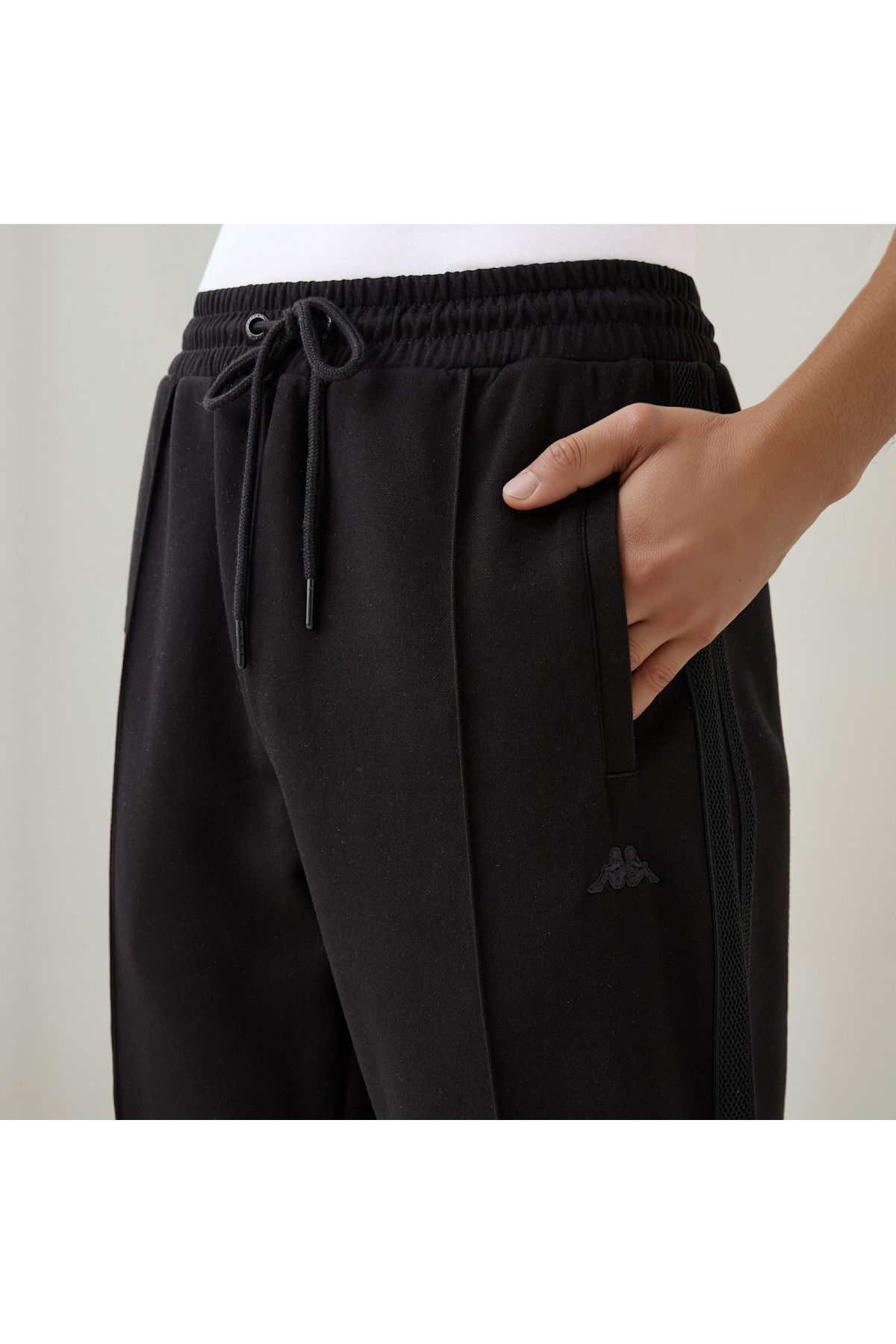 Kappa-Kappa Panelled Track Pants with Drawstring Closure and Pockets 4