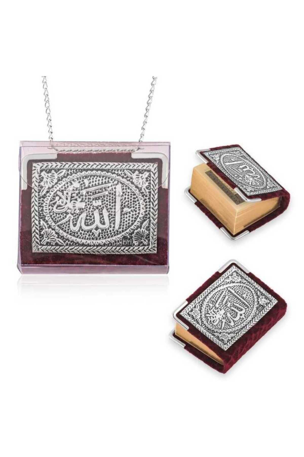 STİLLOVE Zincirli Gümüş Küçük Kur'anı-ı Kerim SL6792