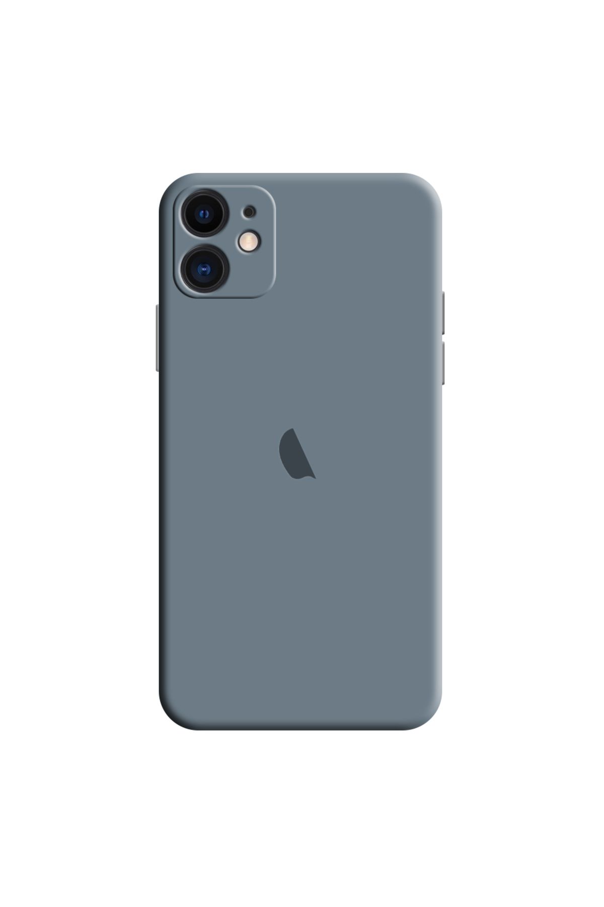 Tekamo Apple iPhone 12 Uyumlu Kamera Korumalı Silikon İçi Kadife Lansman Kılıf