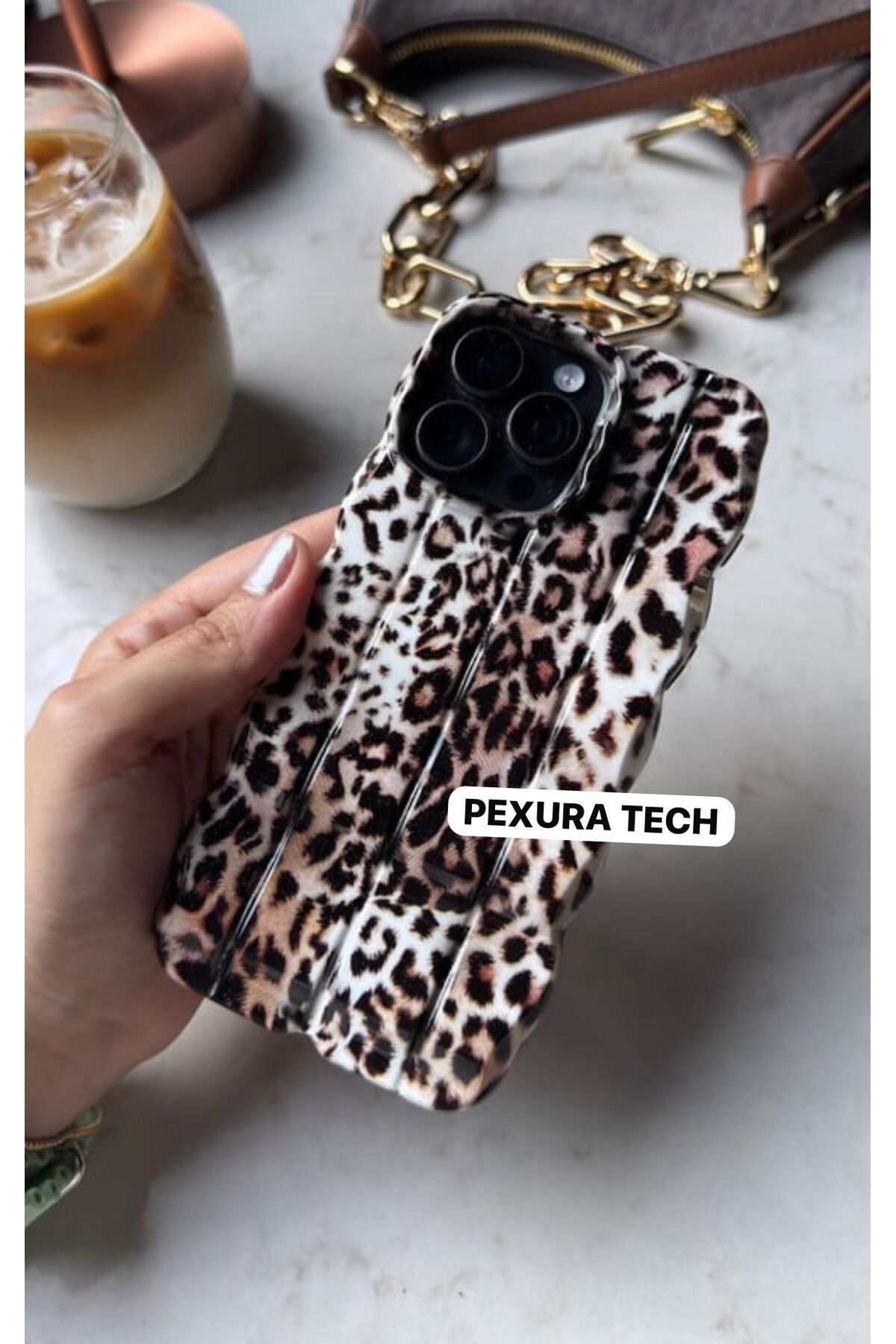 PEXURA TECH Apple İphone 15 Pro Max Desenli Premium Telefon Kılıfı