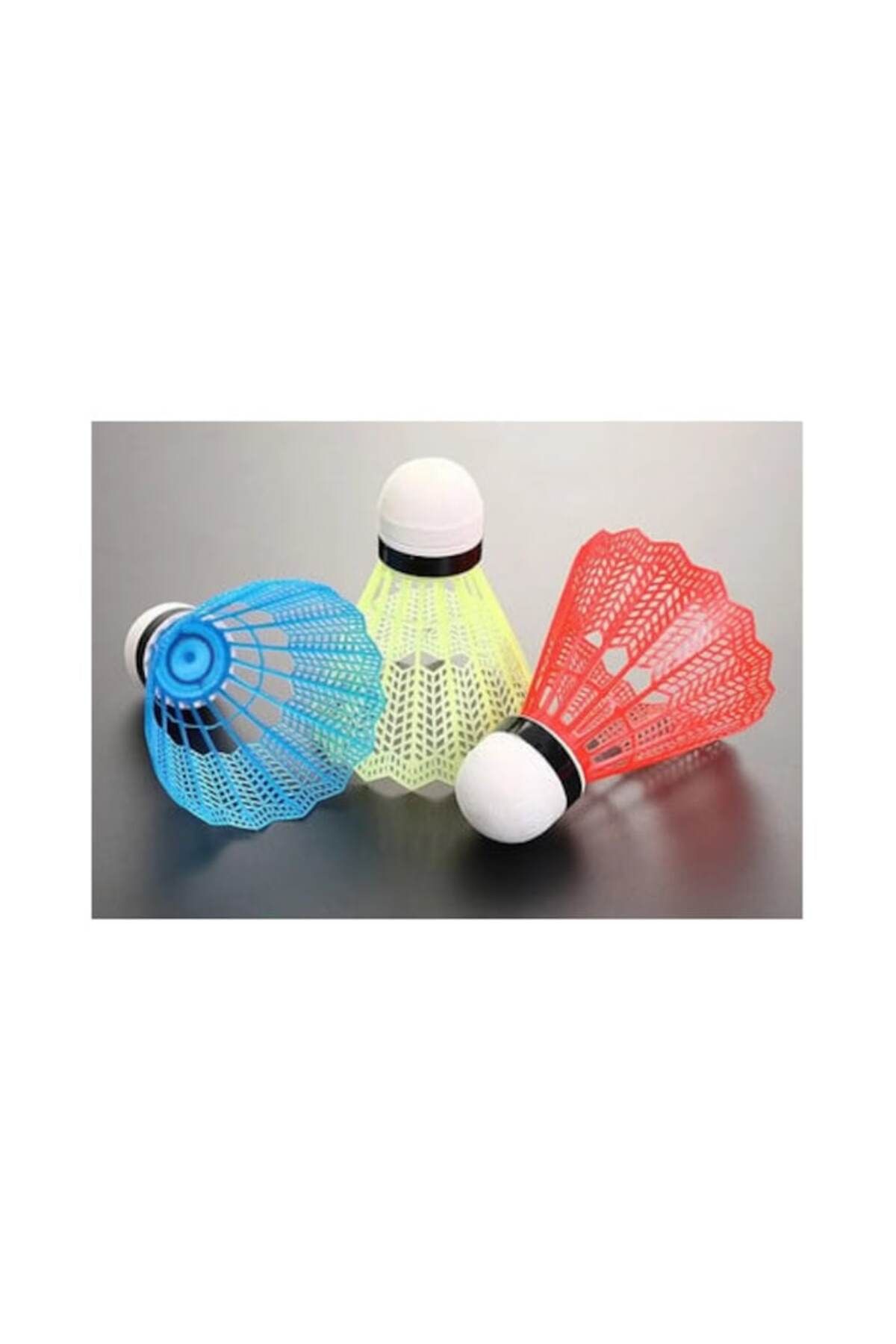 Bsr-Set Badminton, Shuttlecocks Made of Plastic, Foam Tip, 12 pcs 3