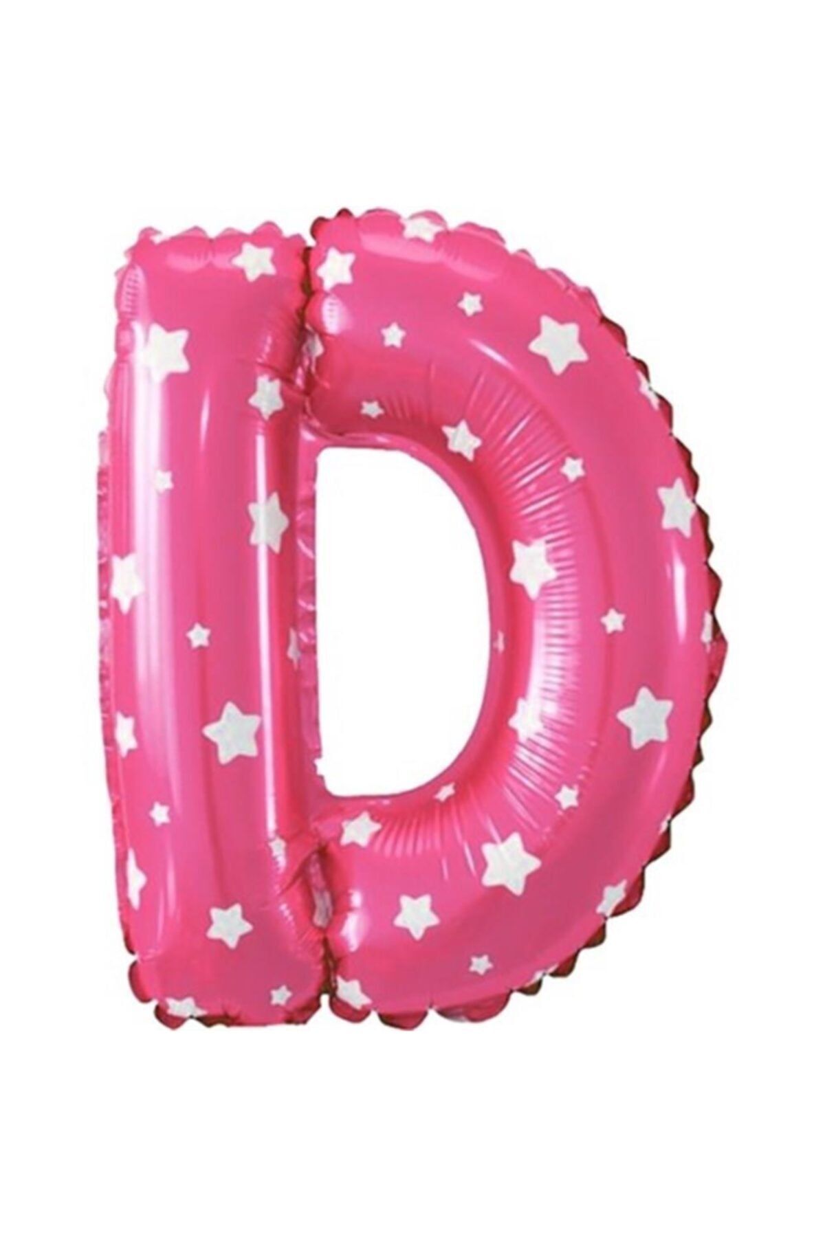 EA HOME D Harfi Pembe Renk 16 Inc 40 Cm Balon Parti Malzemesi