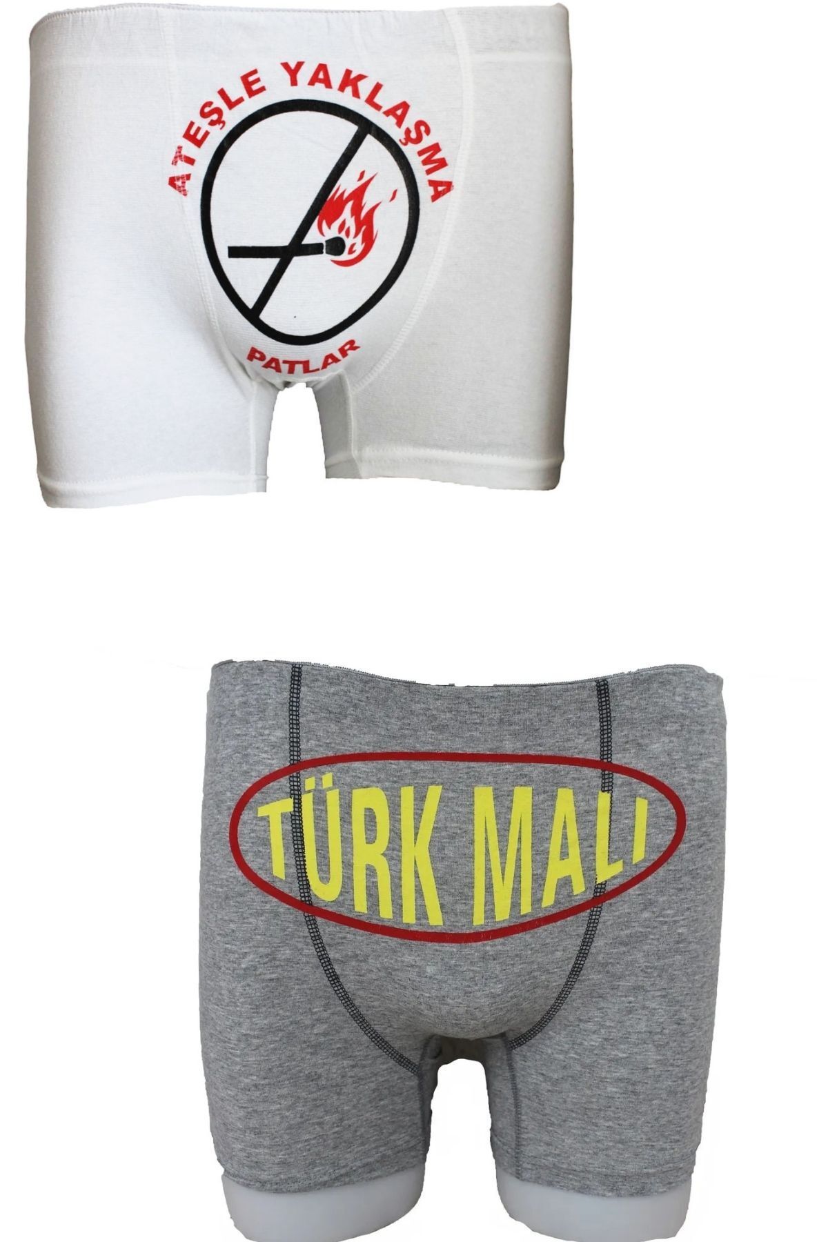 lelies Baskılı Komik 2'Li Boxer Set