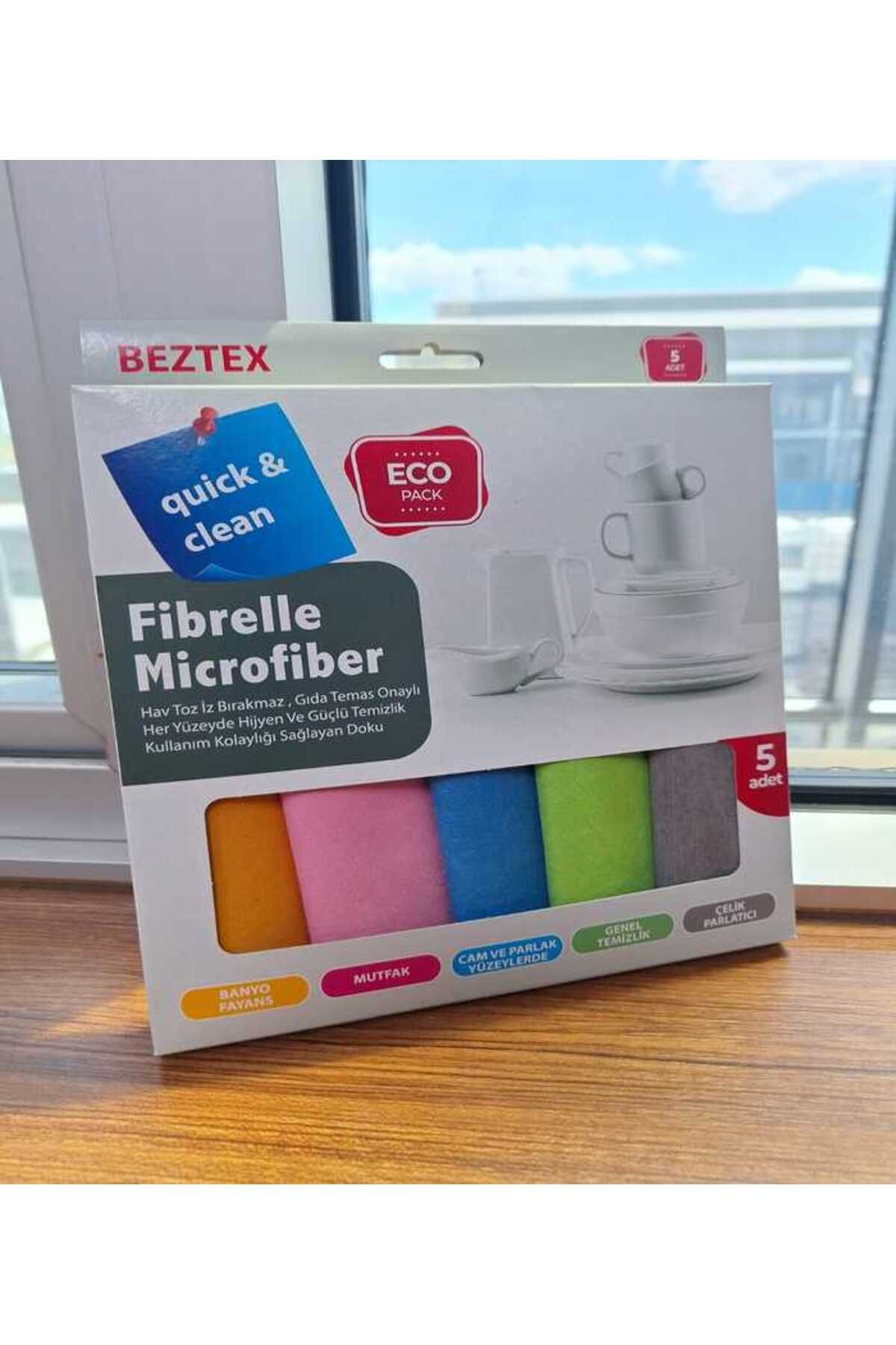 Beztex 5'Lİ KUTU MİKROFİBER BEZ